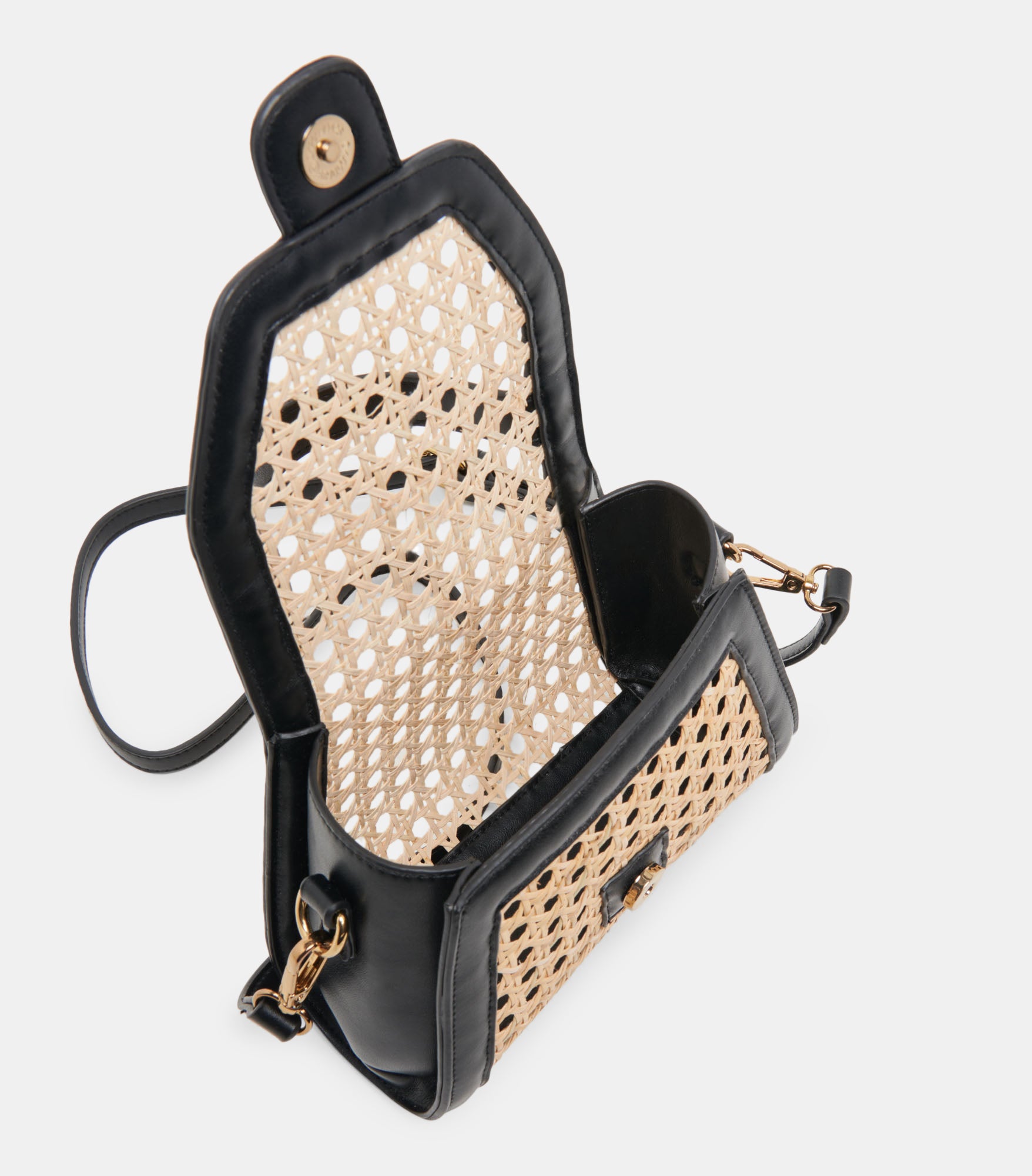 TROPEZ CROSSBODY BLACK NATURAL CANE - Image 5