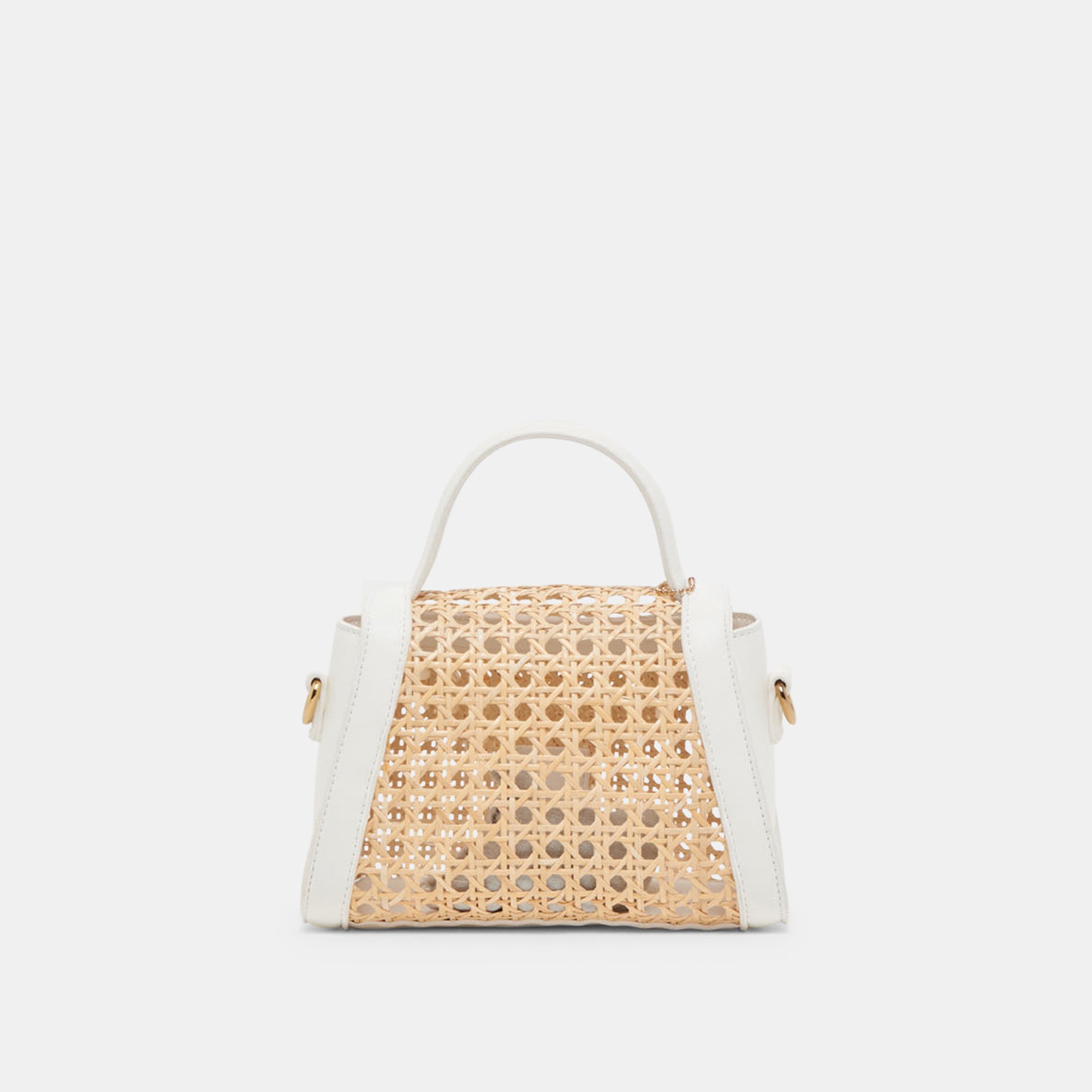 TROPEZ CROSSBODY WHITE NATURAL CANE - Image 9