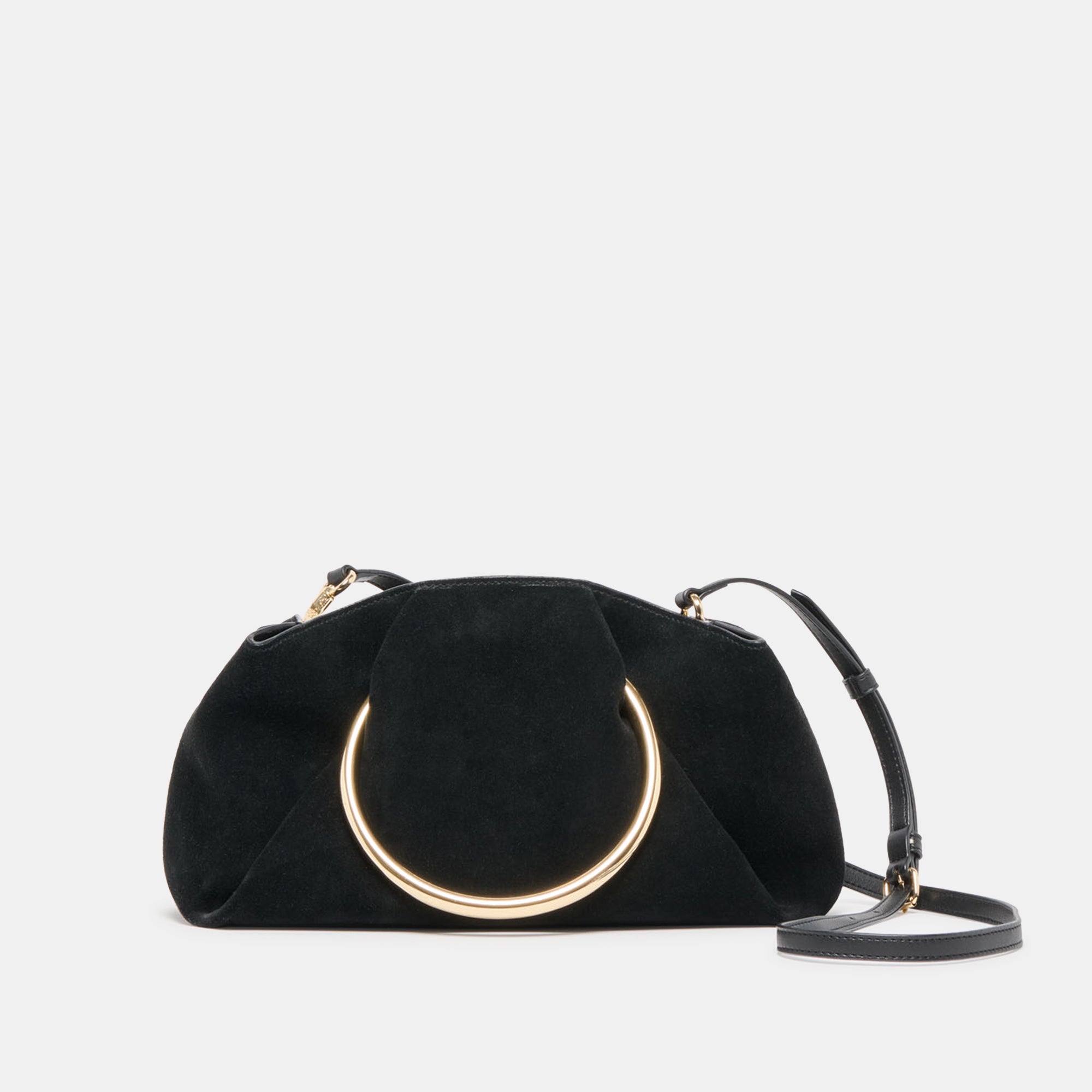 CHANNING HANDBAG BLACK SUEDE - Image 3