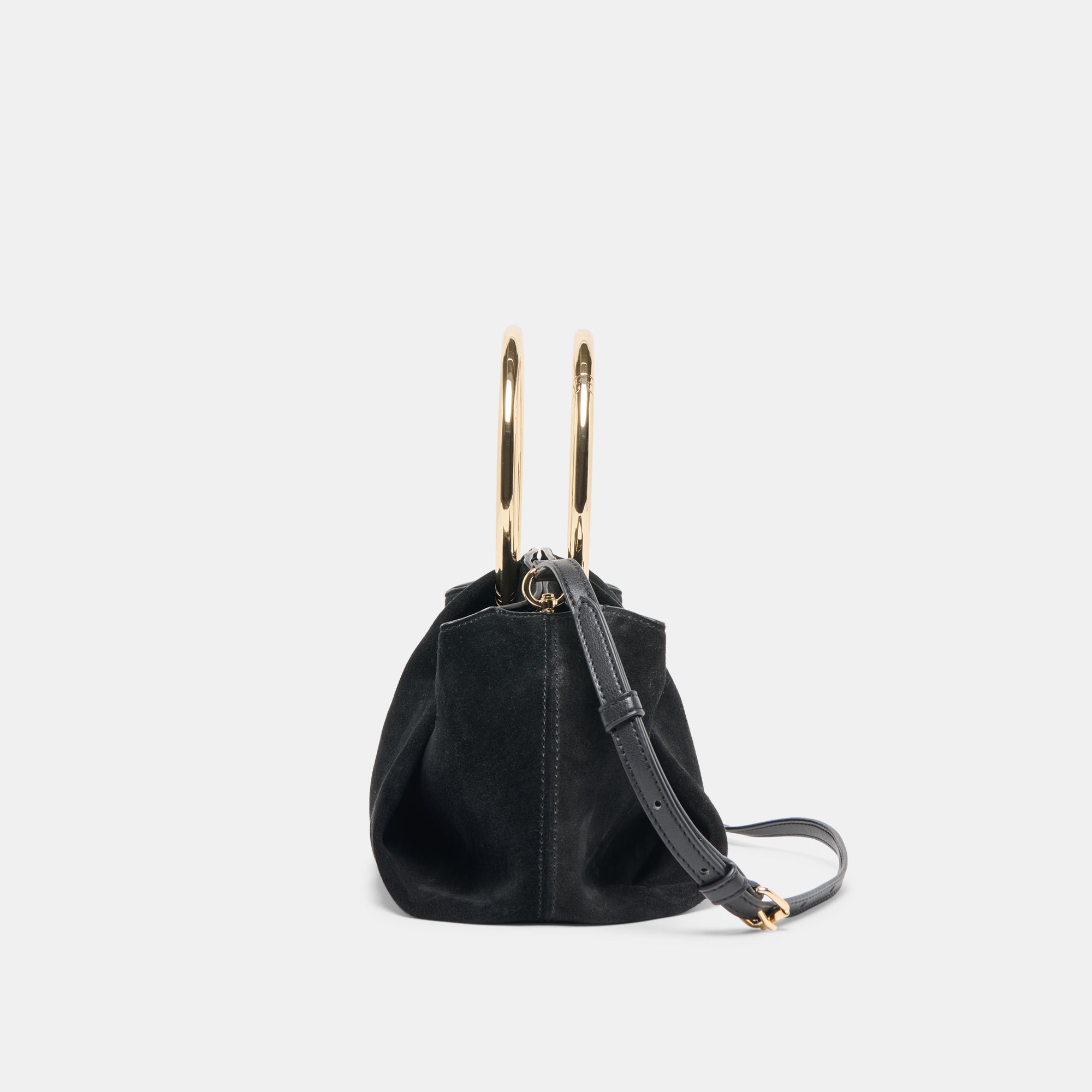 CHANNING HANDBAG BLACK SUEDE - Image 5