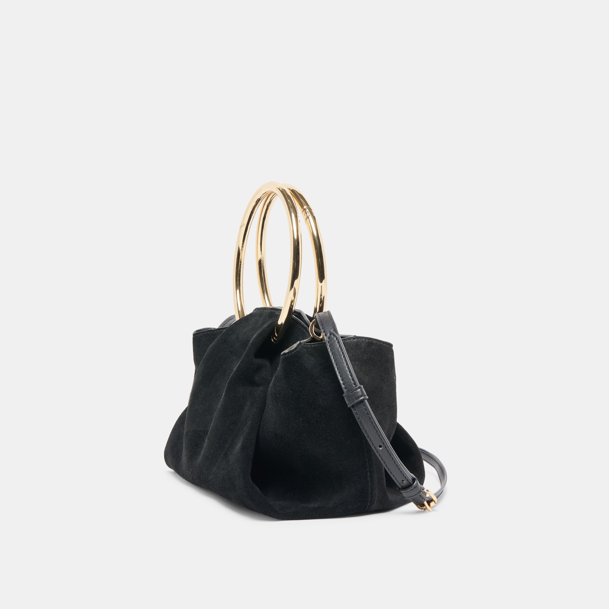 CHANNING HANDBAG BLACK SUEDE - Image 6