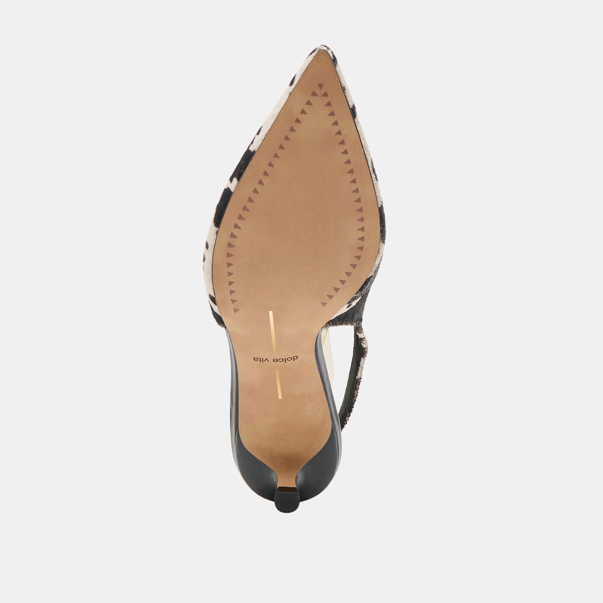 ALENNA HEELS BLACK WHITE TAURUS CALF HAIR - Image 9
