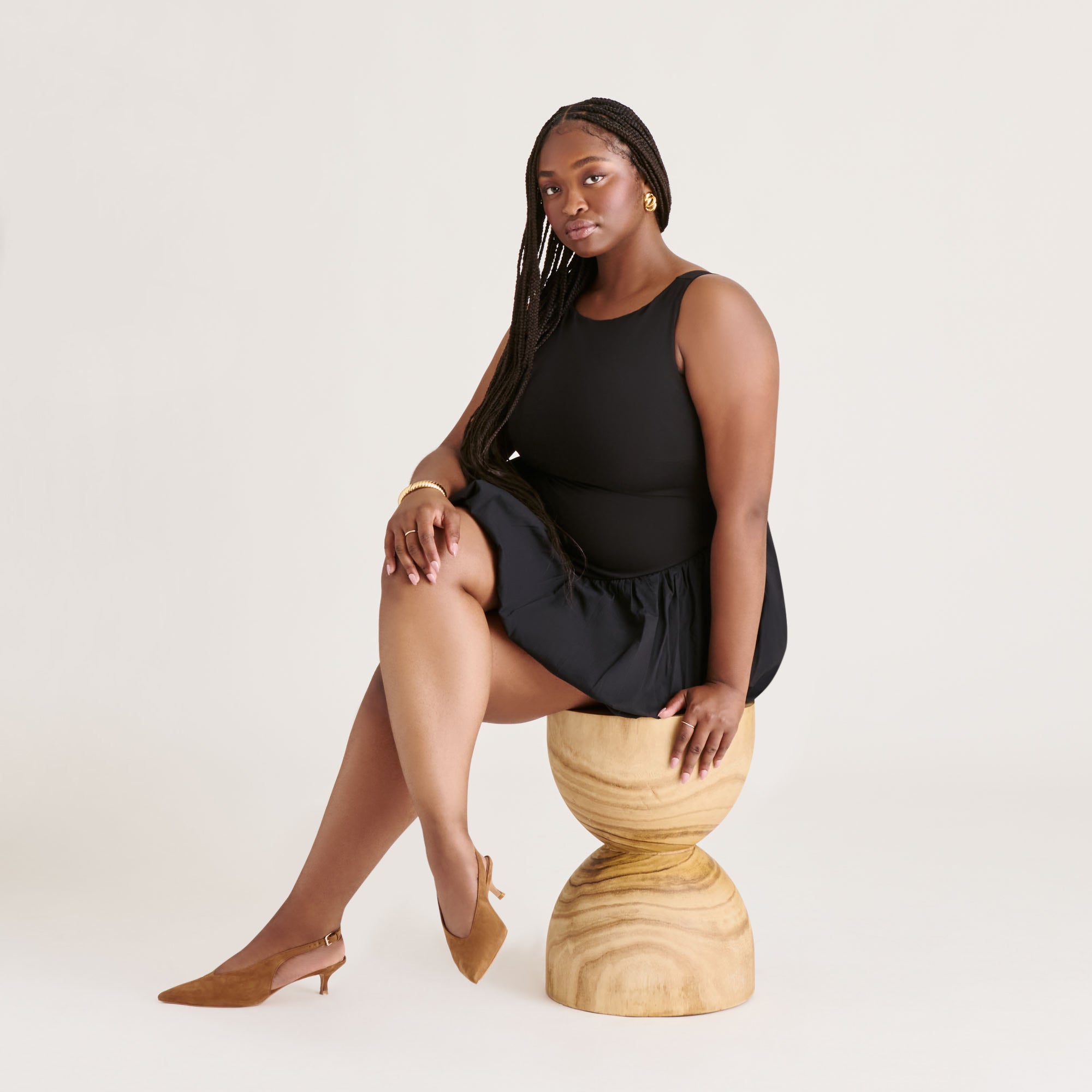 ALENNA HEELS LT BROWN SUEDE - Image 10