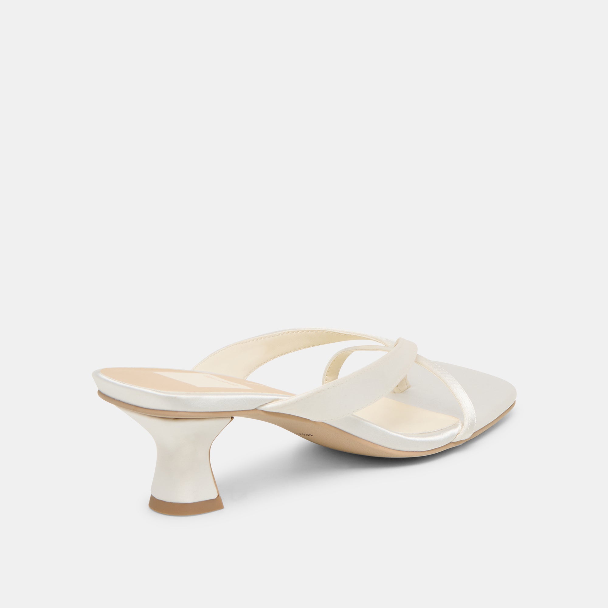 BREVEL HEELS TRUE WHITE SATIN - Image 3