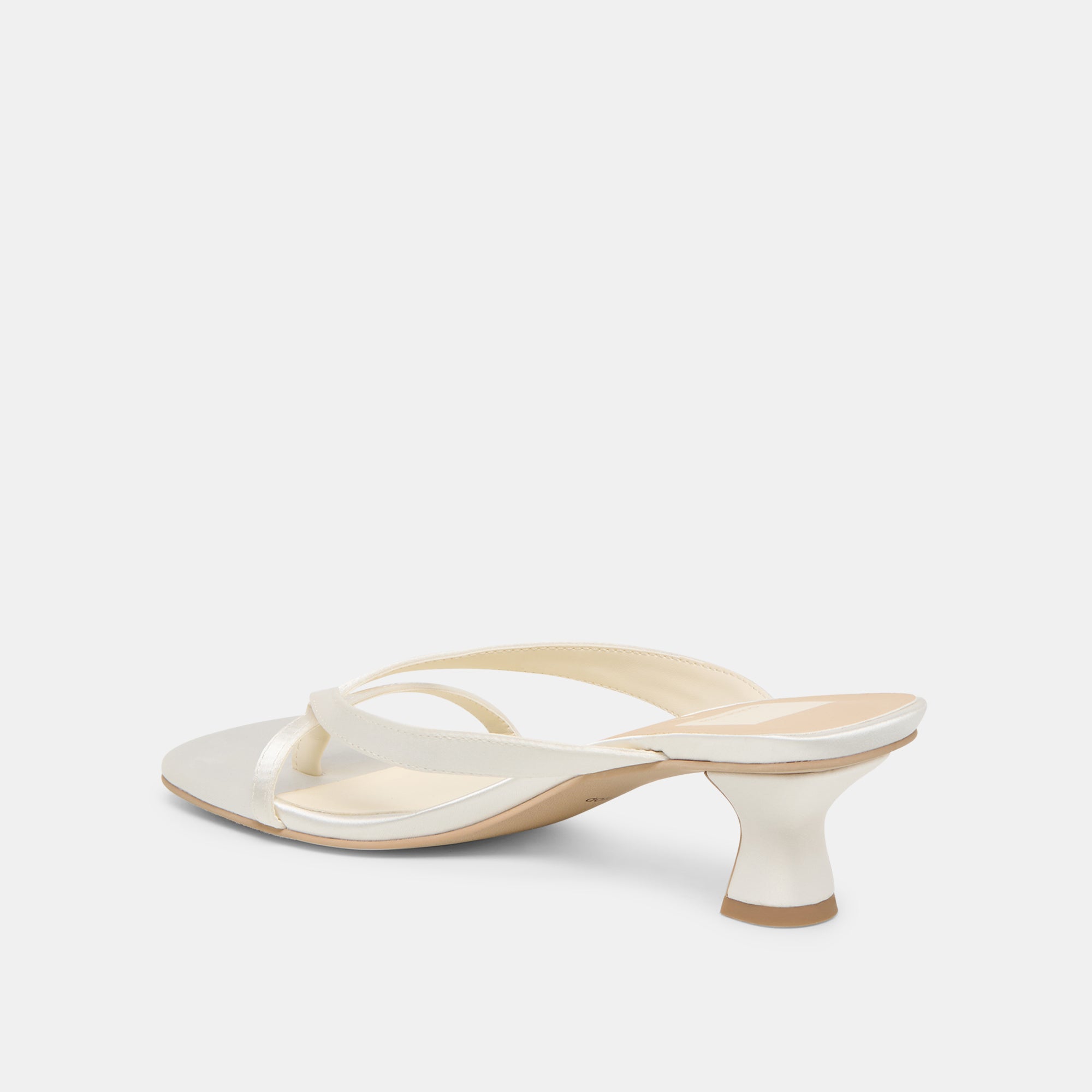 BREVEL HEELS TRUE WHITE SATIN - Image 5