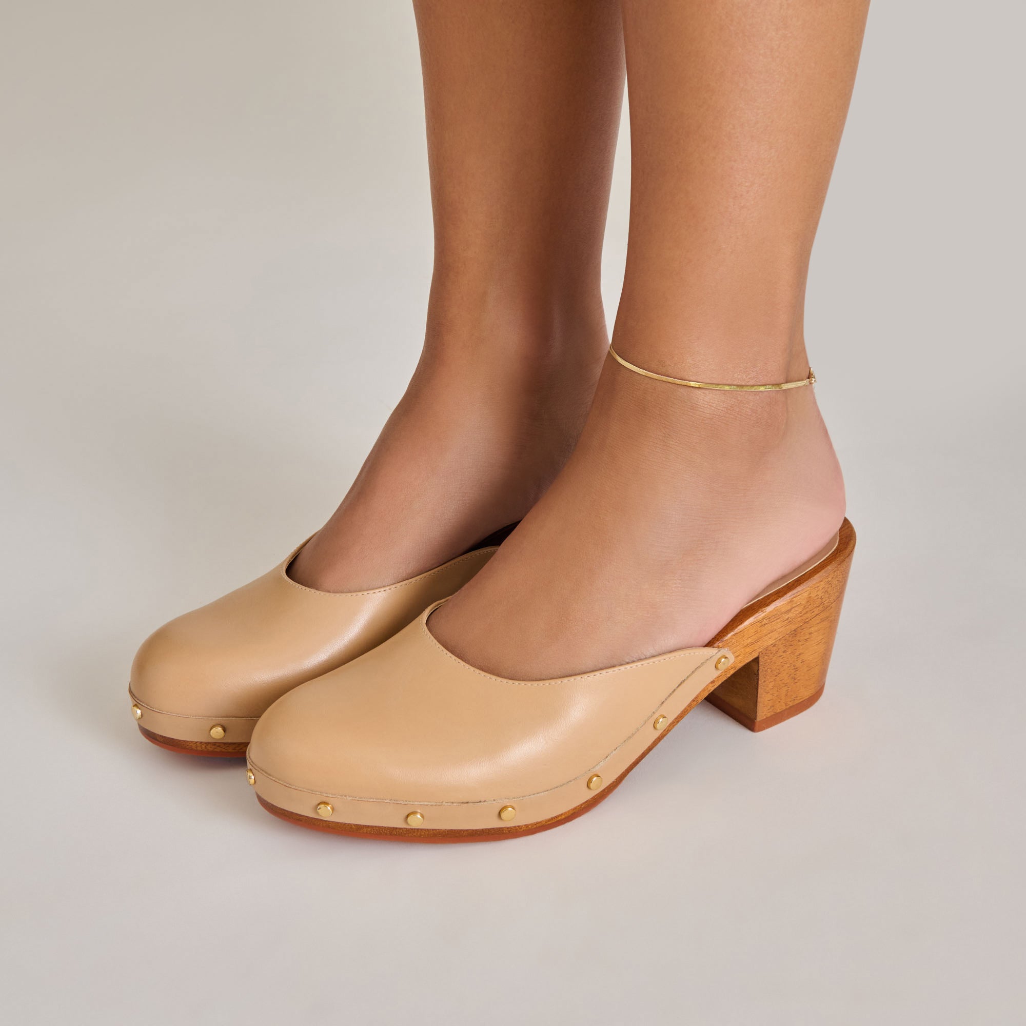 CAMYN HEELS CAFE LEATHER - Image 4