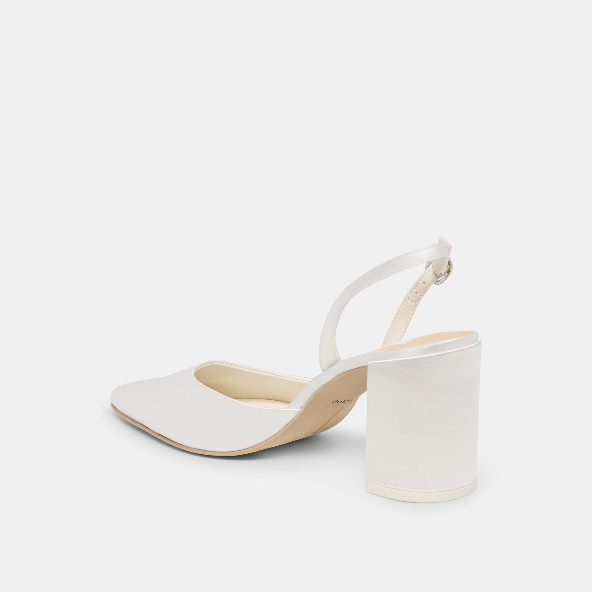 CAREL HIGH HEELS TRUE WHITE SATIN - Image 5