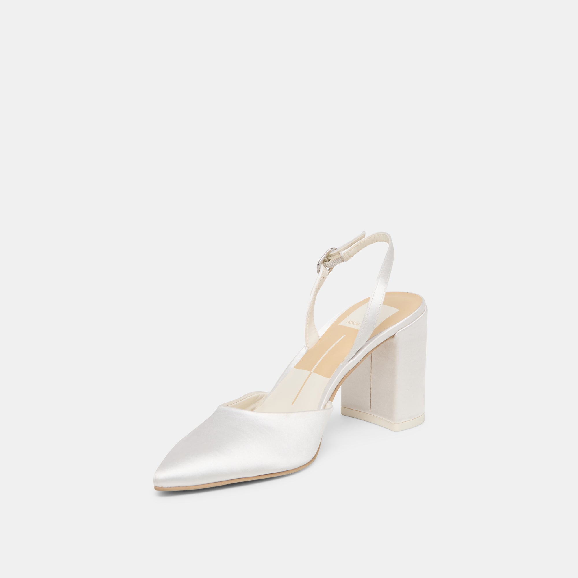 CAREL HIGH HEELS TRUE WHITE SATIN - Image 4