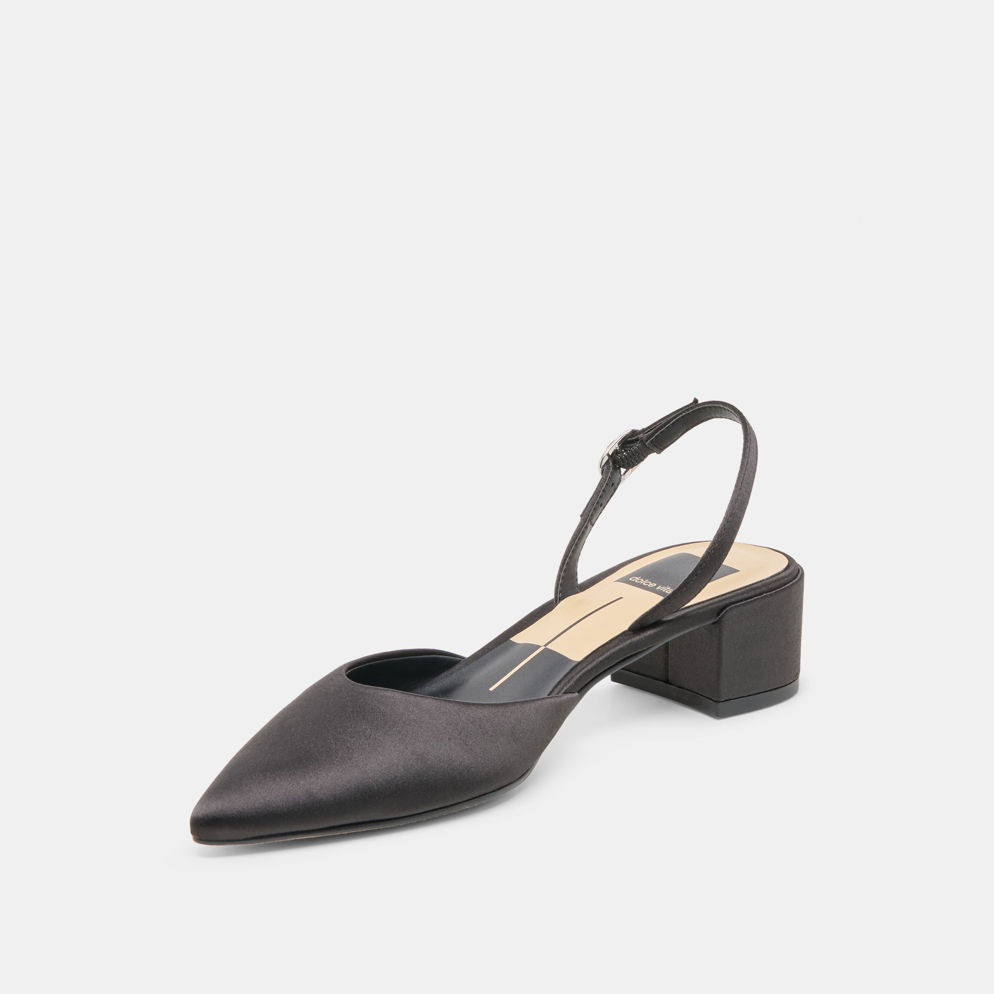 CAREL HEELS ONYX SATIN - Image 5