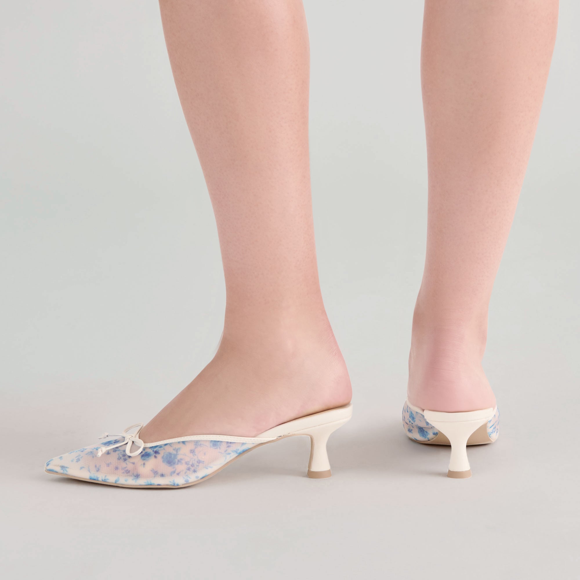 CLEO HEELS BLUE FLORAL MESH - Image 8