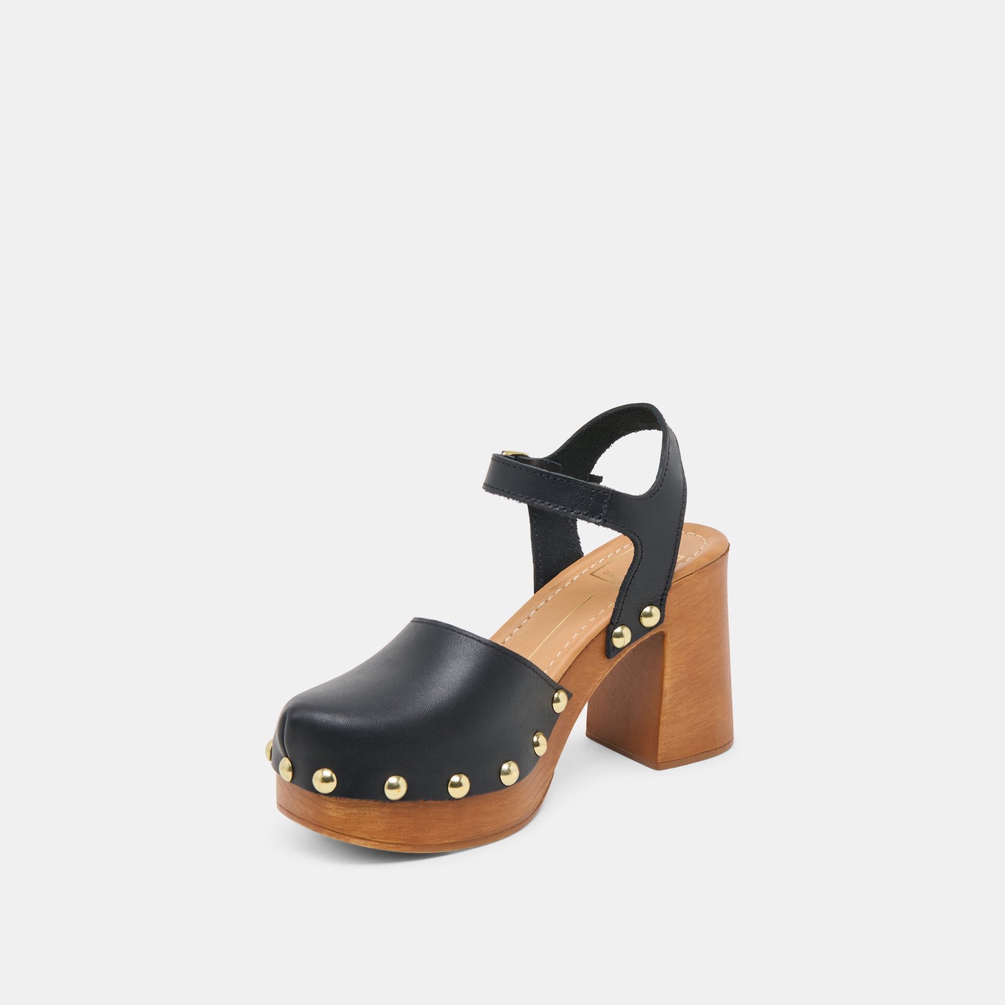 CLOVER HEELS BLACK LEATHER - Image 4