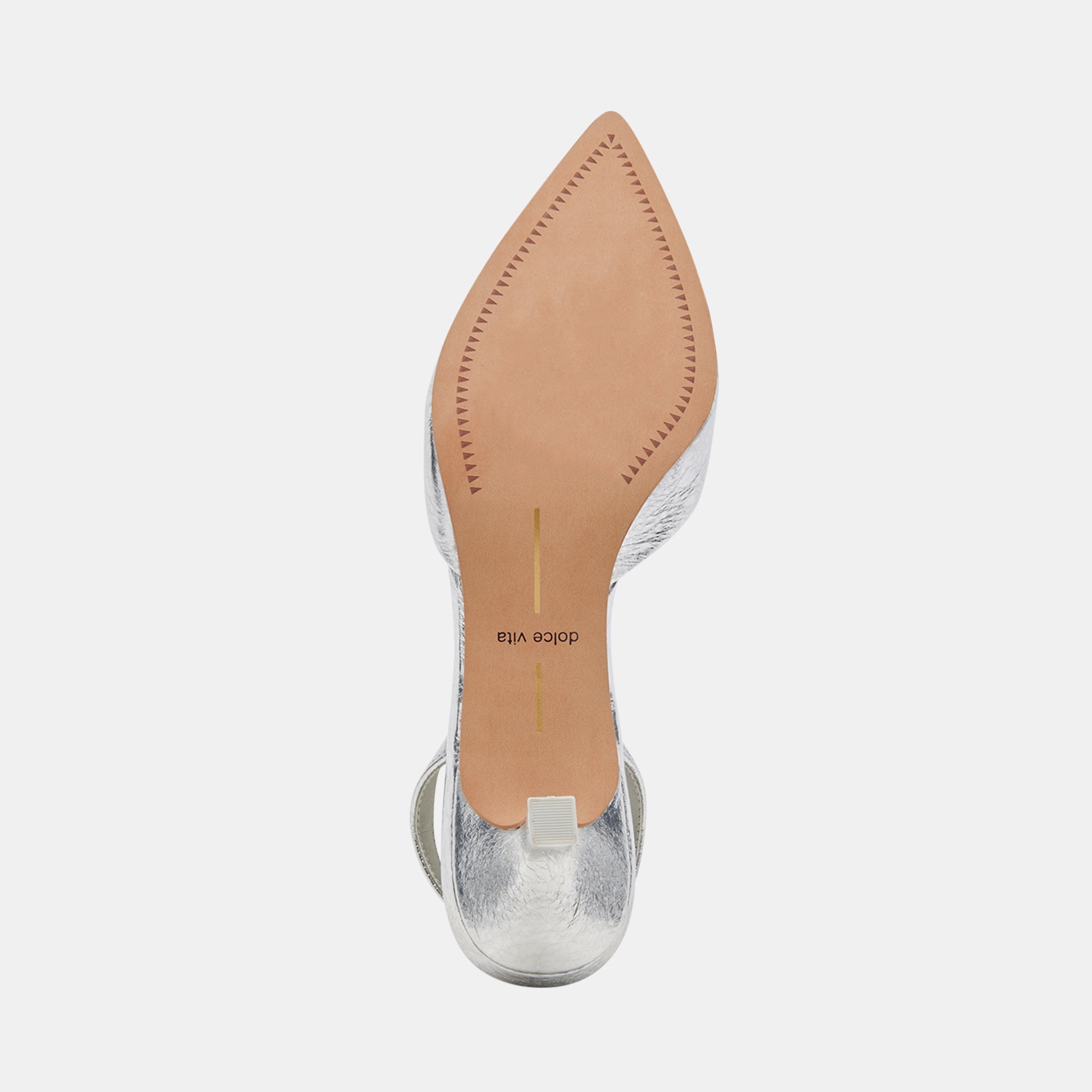 CORSA WIDE HEELS SILVER CRACKLED LEATHER - Image 9