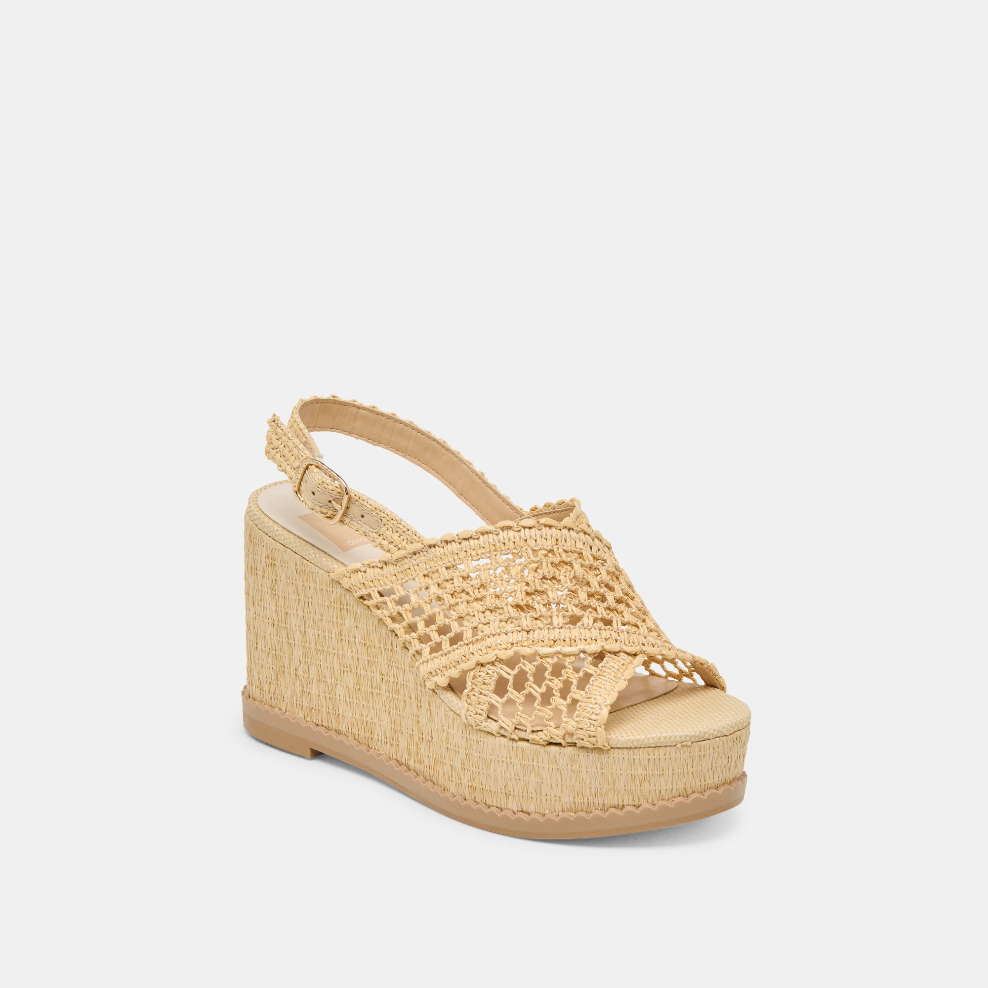 DEXLER WEDGES LT NATURAL WOVEN RAFFIA - Image 2