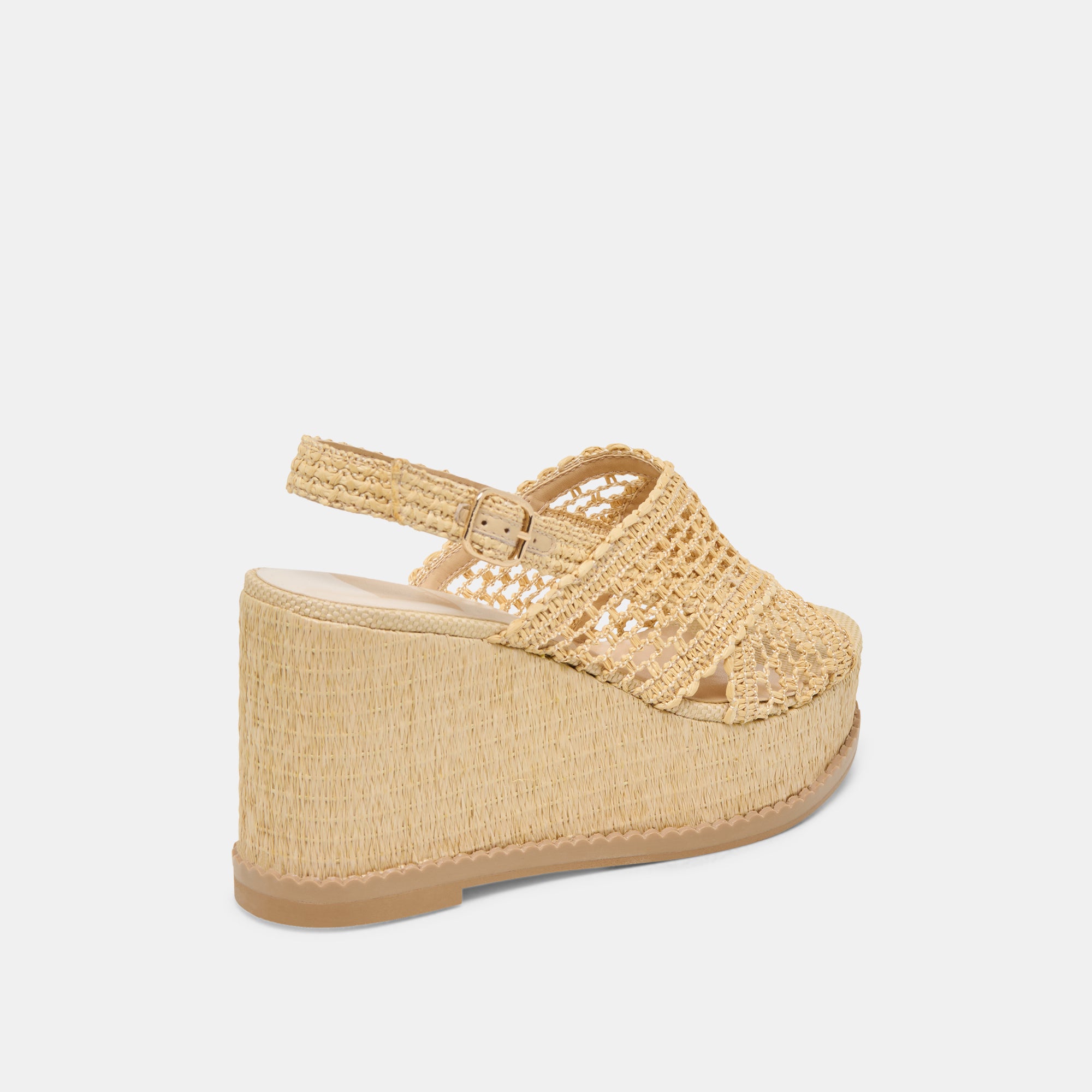 DEXLER WEDGES LT NATURAL WOVEN RAFFIA - Image 3
