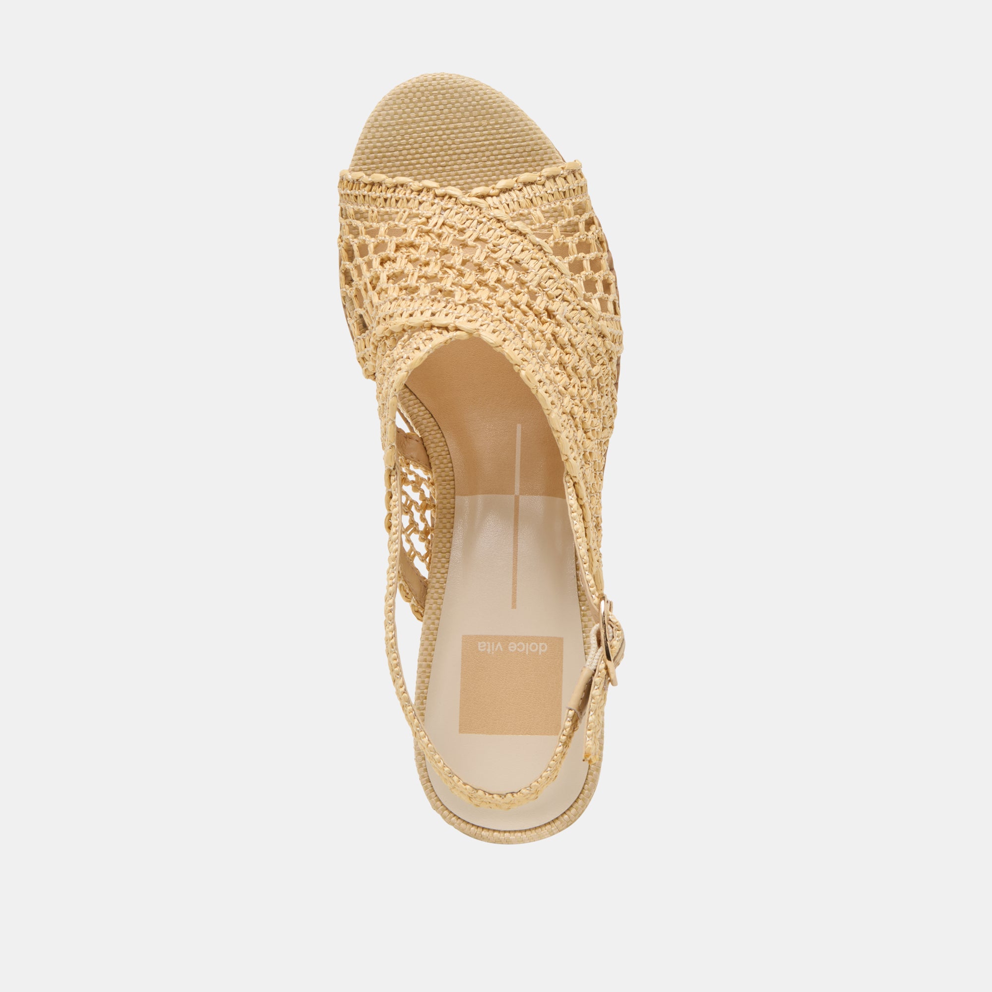 DEXLER WEDGES LT NATURAL WOVEN RAFFIA - Image 8