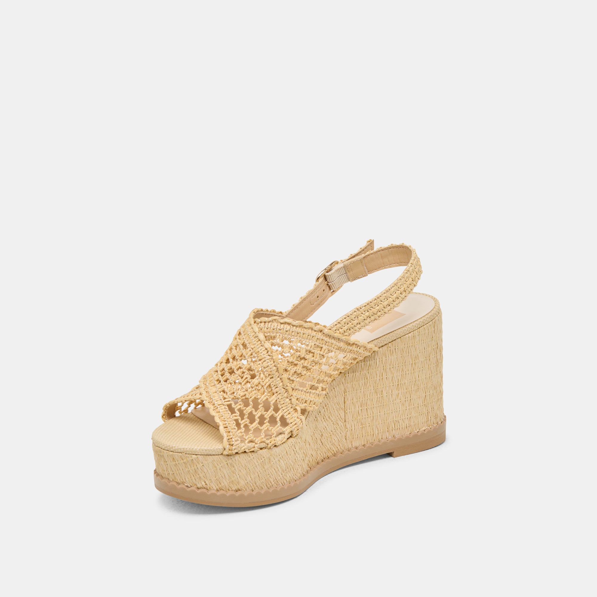 DEXLER WEDGES LT NATURAL WOVEN RAFFIA - Image 4