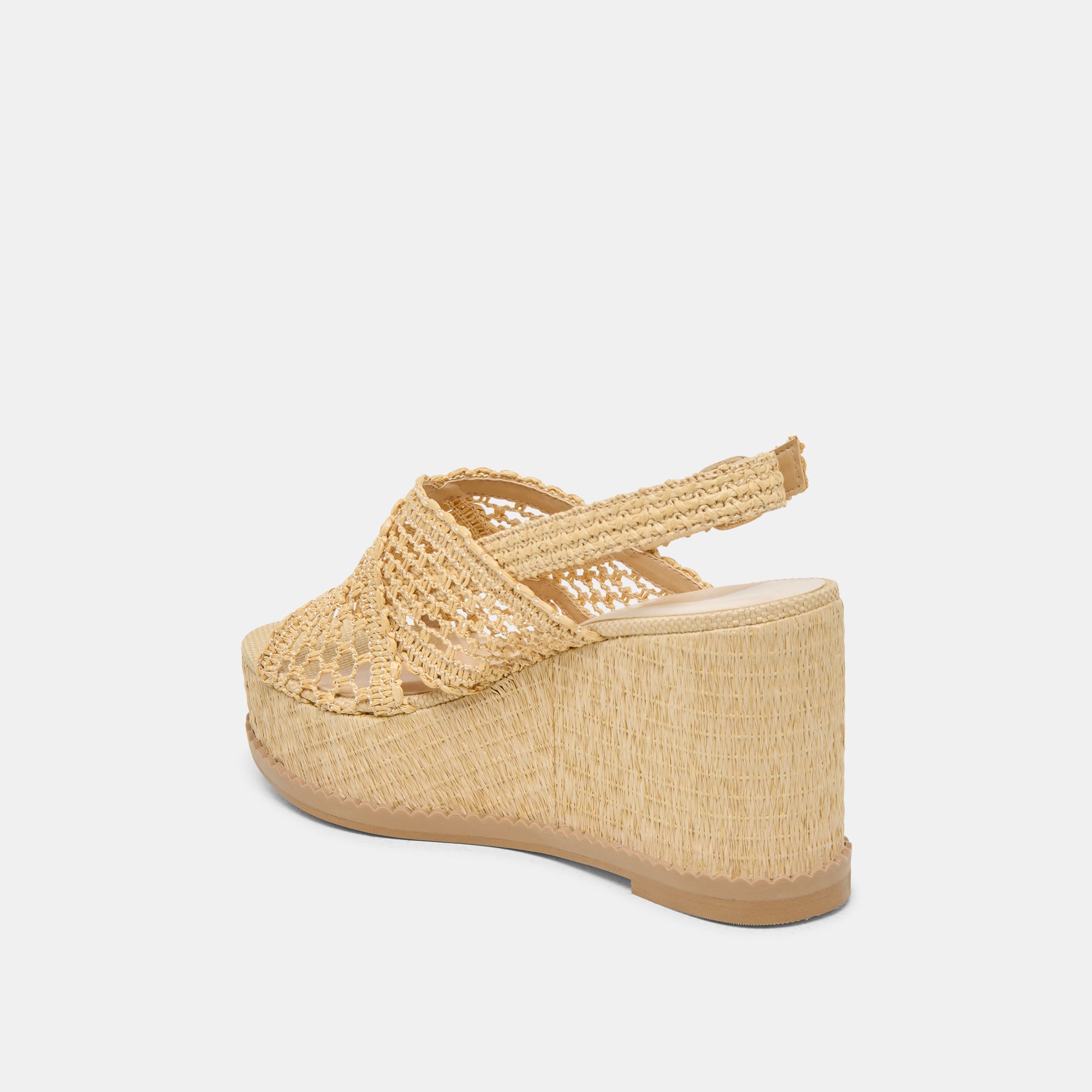 DEXLER WEDGES LT NATURAL WOVEN RAFFIA - Image 5
