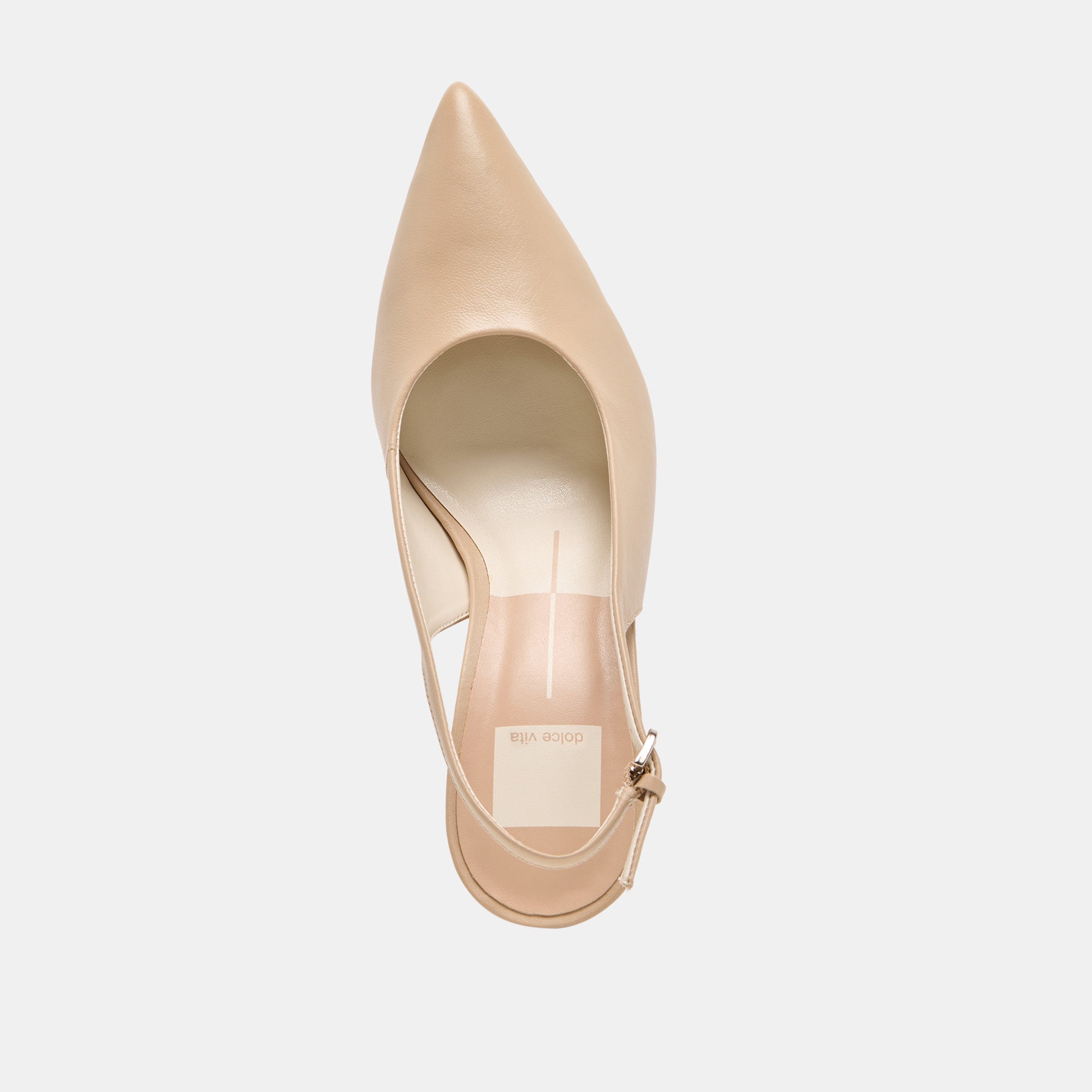 ELASI HEELS BEIGE CRINKLE PATENT - Image 8