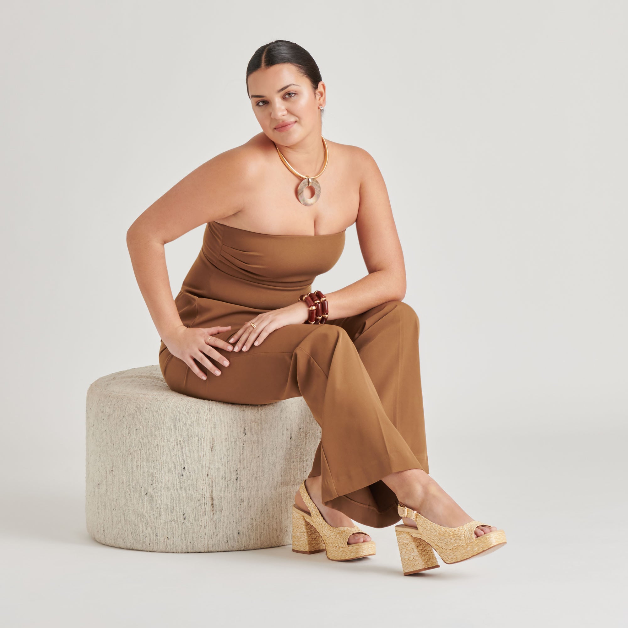 FLORES HEELS NATURAL RAFFIA - Image 2