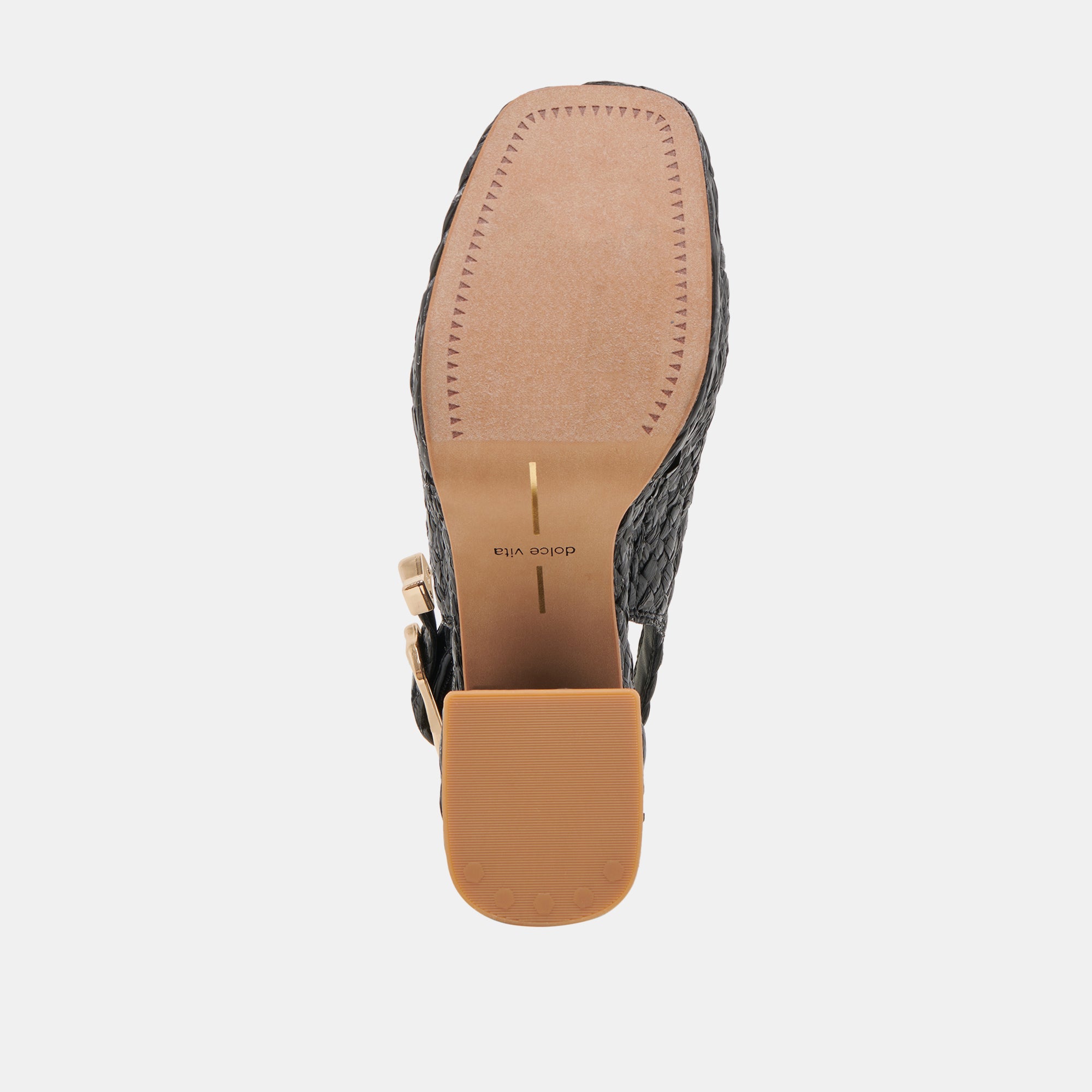FLORES HEELS ONYX RAFFIA - Image 9