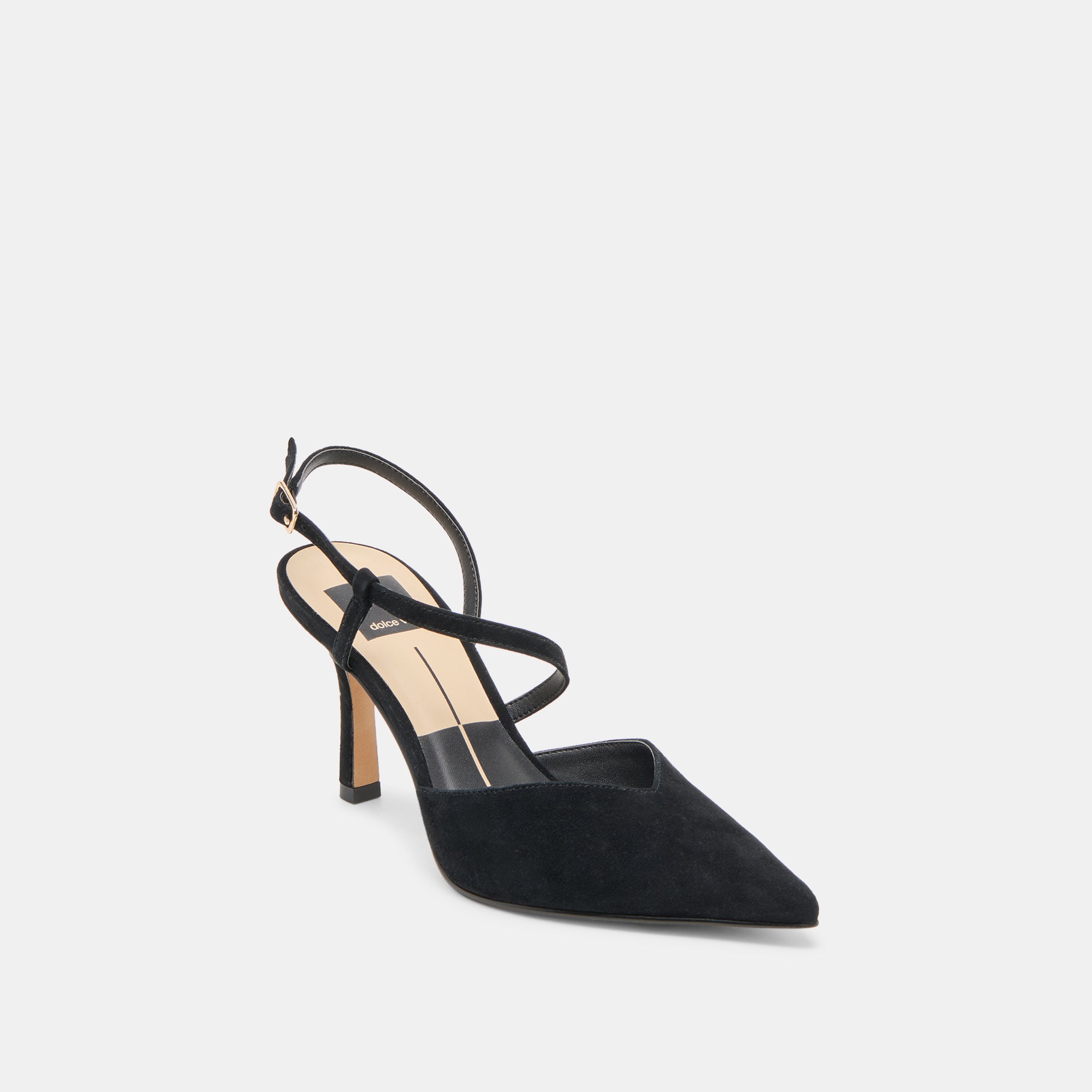 KAMRA HEELS ONYX SUEDE - Image 2