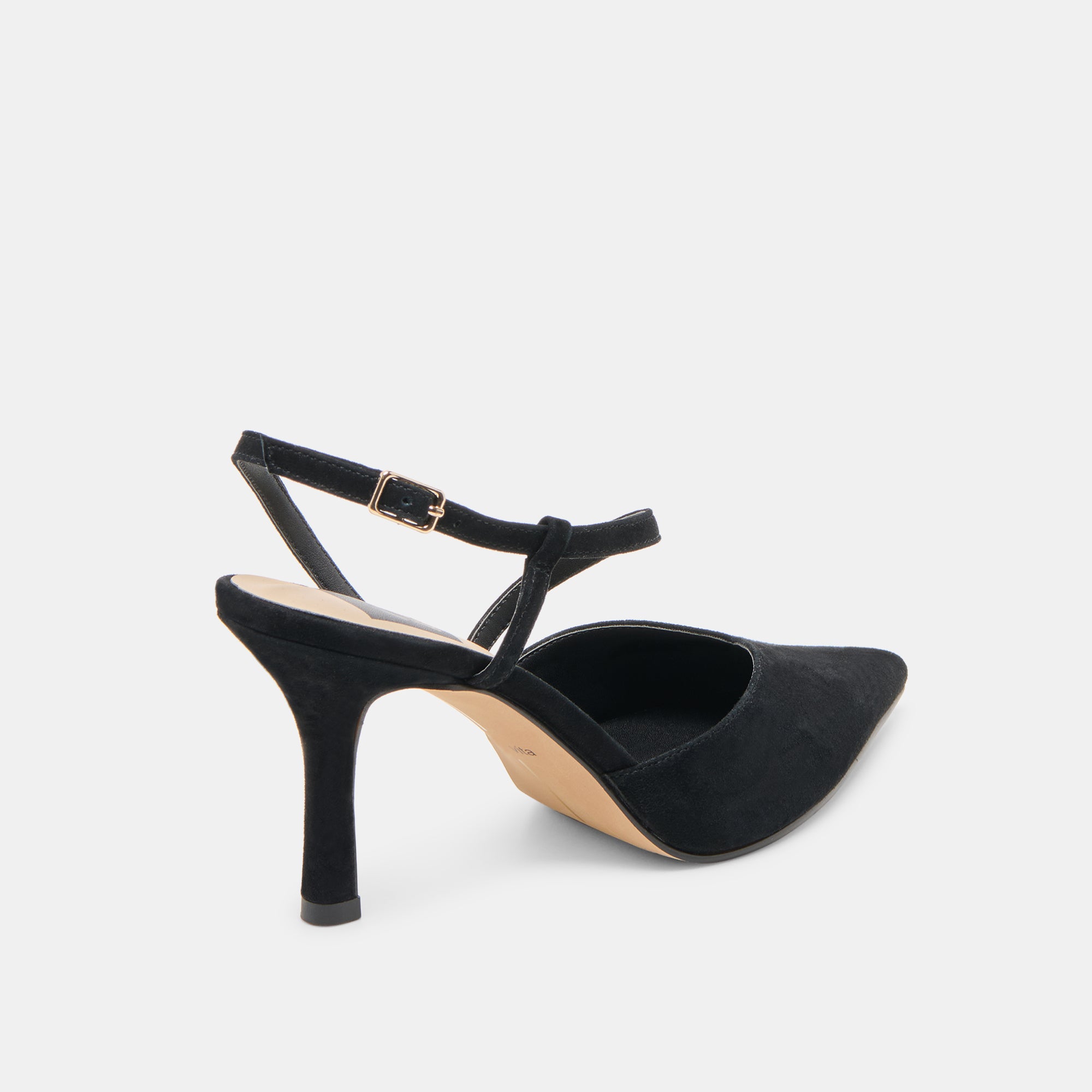 KAMRA HEELS ONYX SUEDE - Image 4