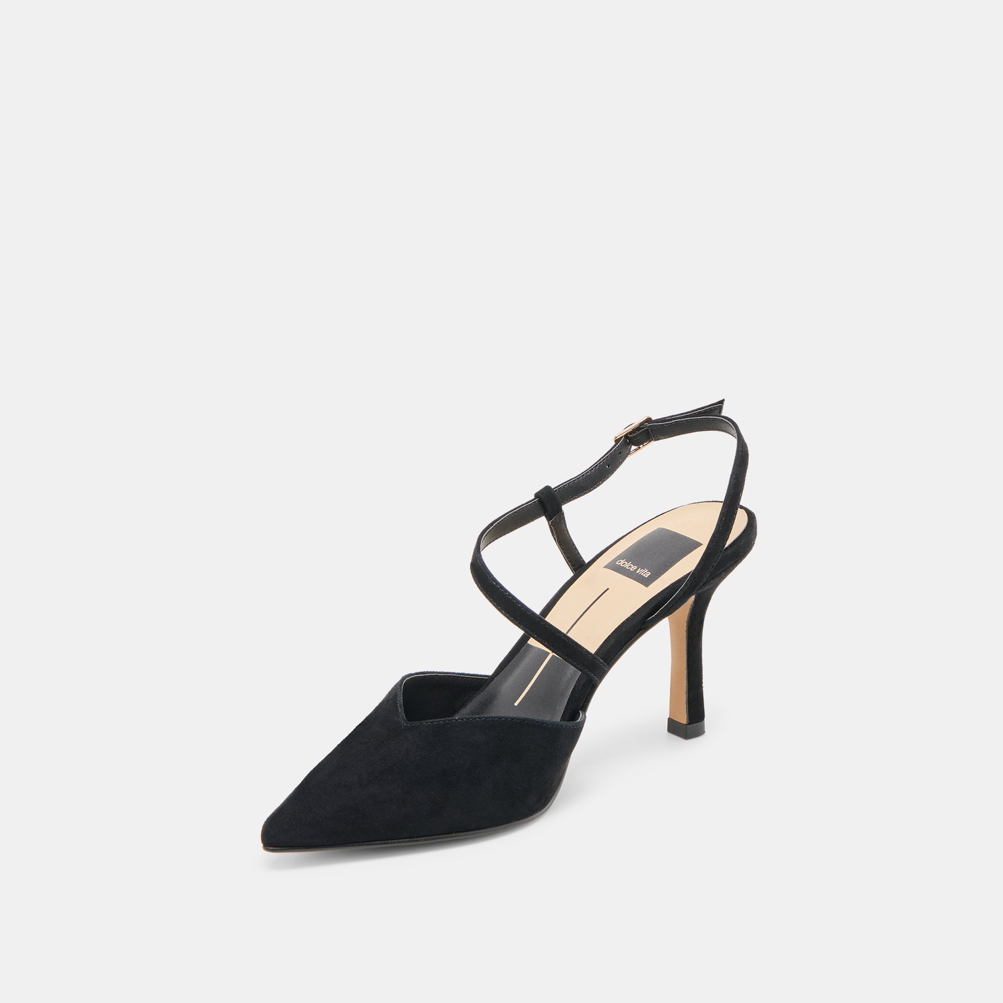 KAMRA HEELS ONYX SUEDE - Image 5