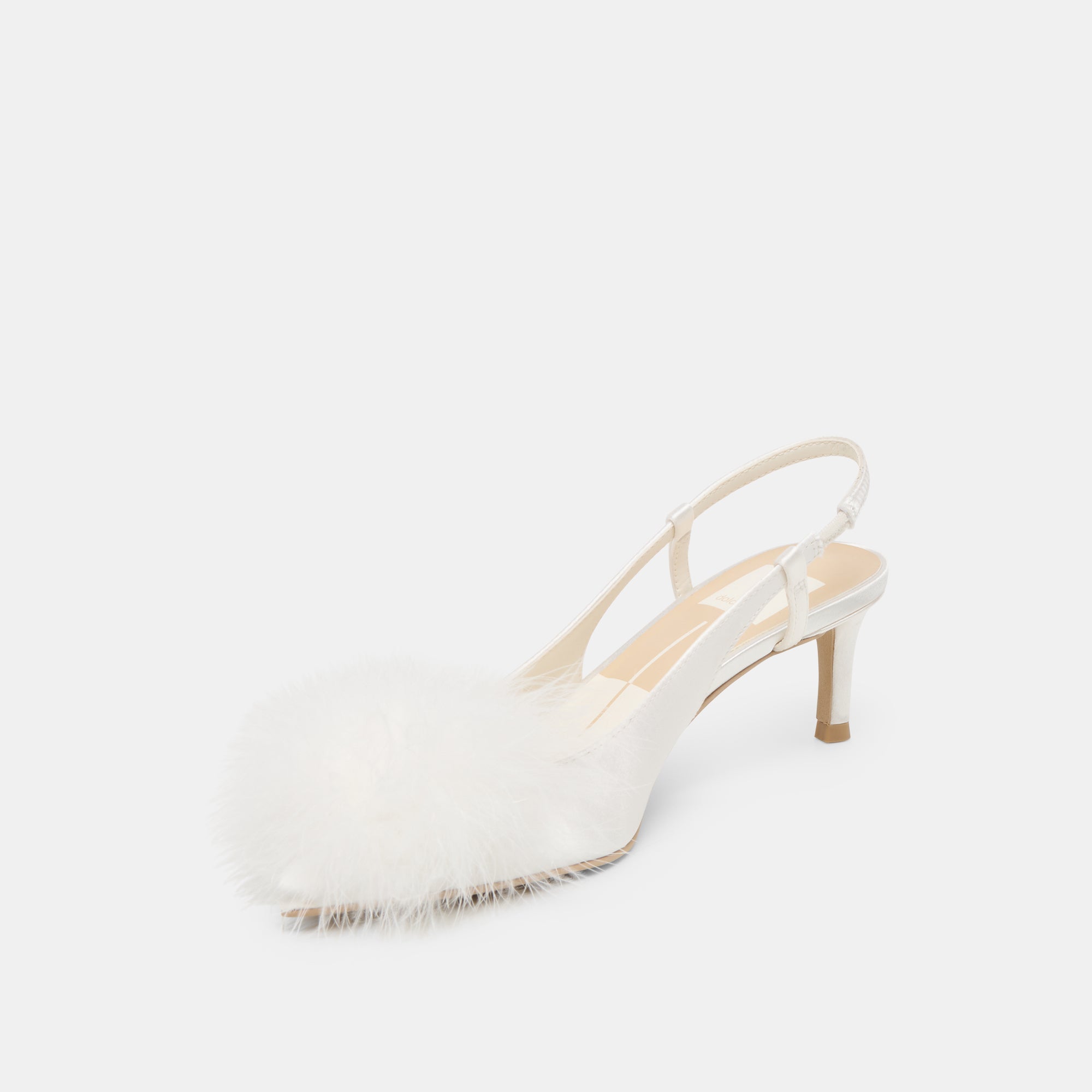 KAMY HEELS TRUE WHITE SATIN - Image 7