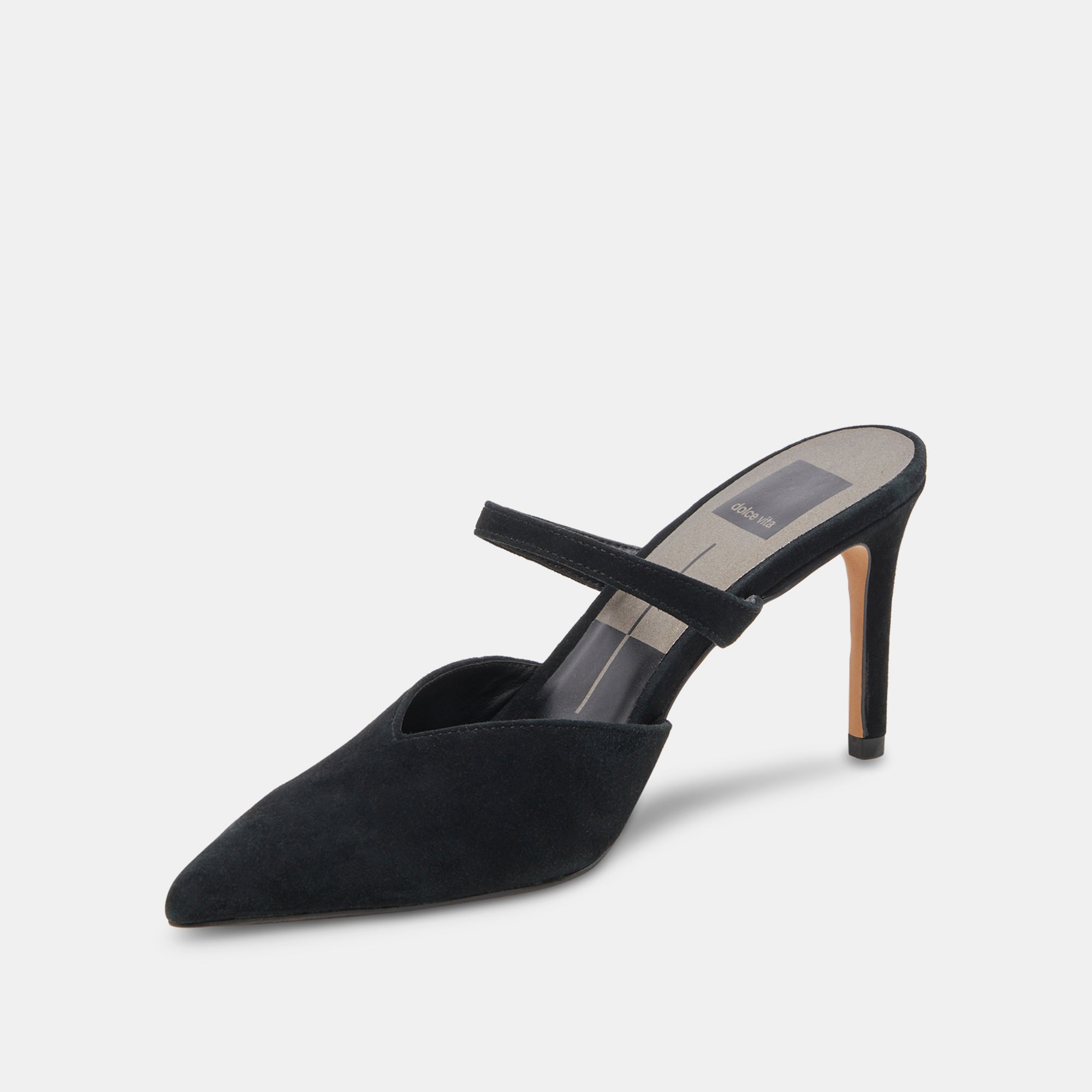 KANIKA WIDE HEELS ONYX SUEDE - Image 4