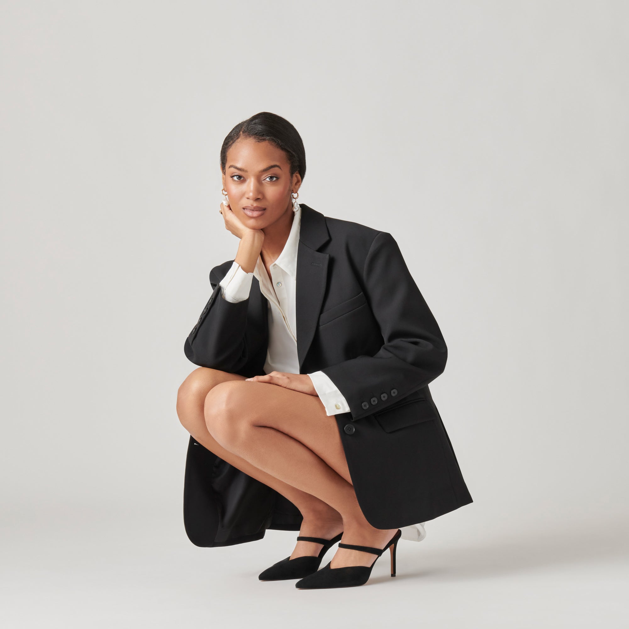 KANIKA HEELS ONYX SUEDE - Image 2