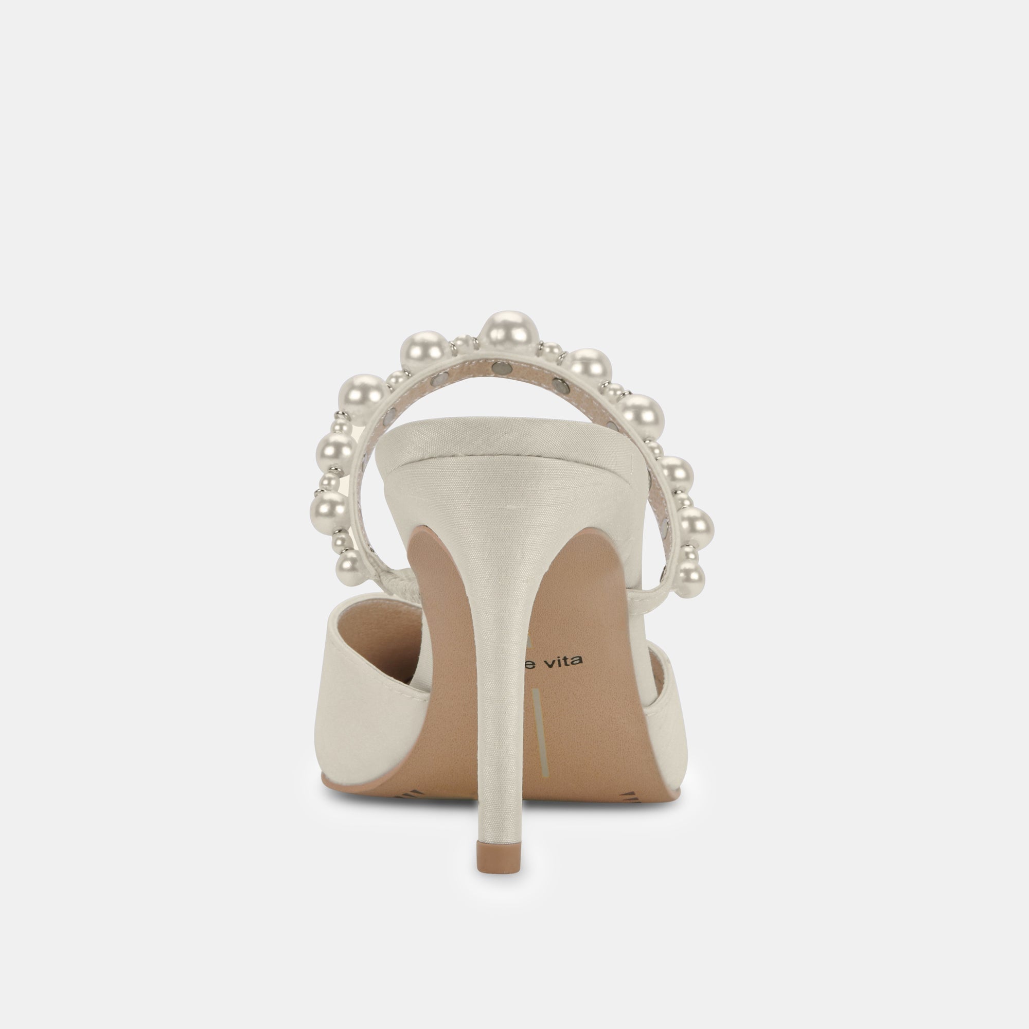 KANIKA PEARL WIDE HEELS VANILLA PEARLS - Image 7
