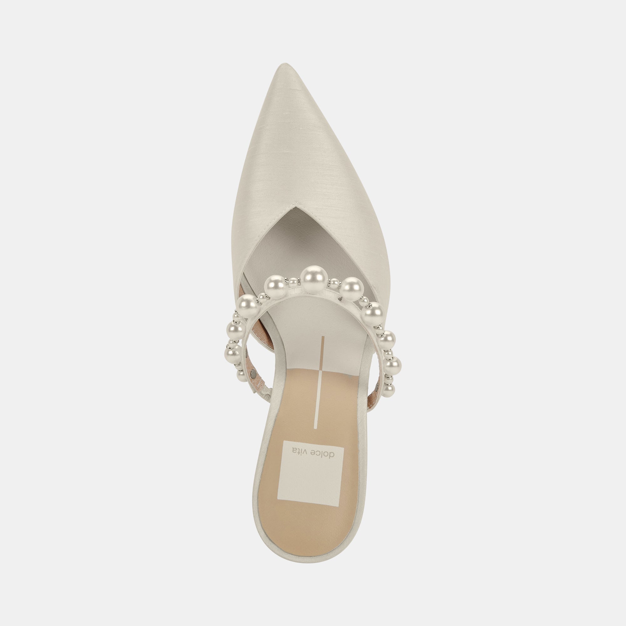 KANIKA PEARL WIDE HEELS VANILLA PEARLS - Image 8