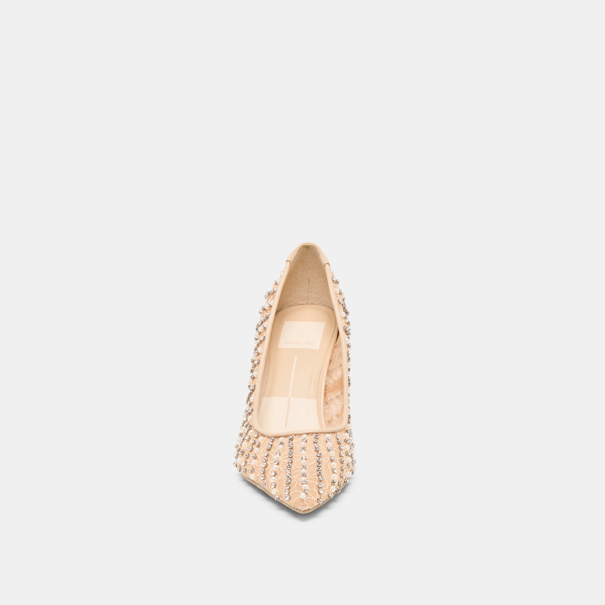 KASHE PEARL HEELS BLUSH LACE MESH - Image 6