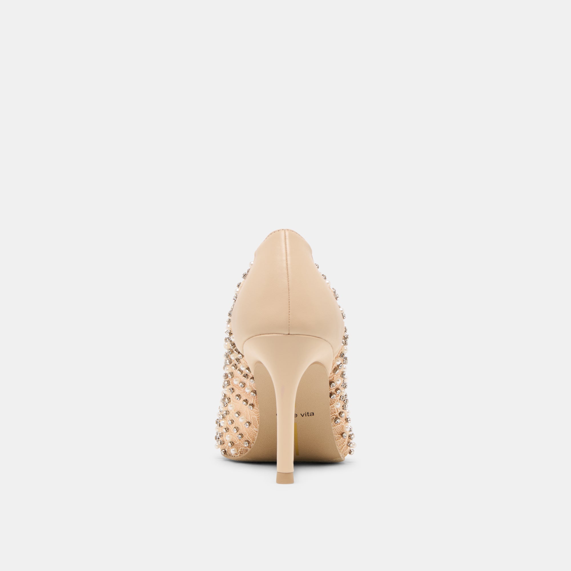 KASHE PEARL HEELS BLUSH LACE MESH - Image 7