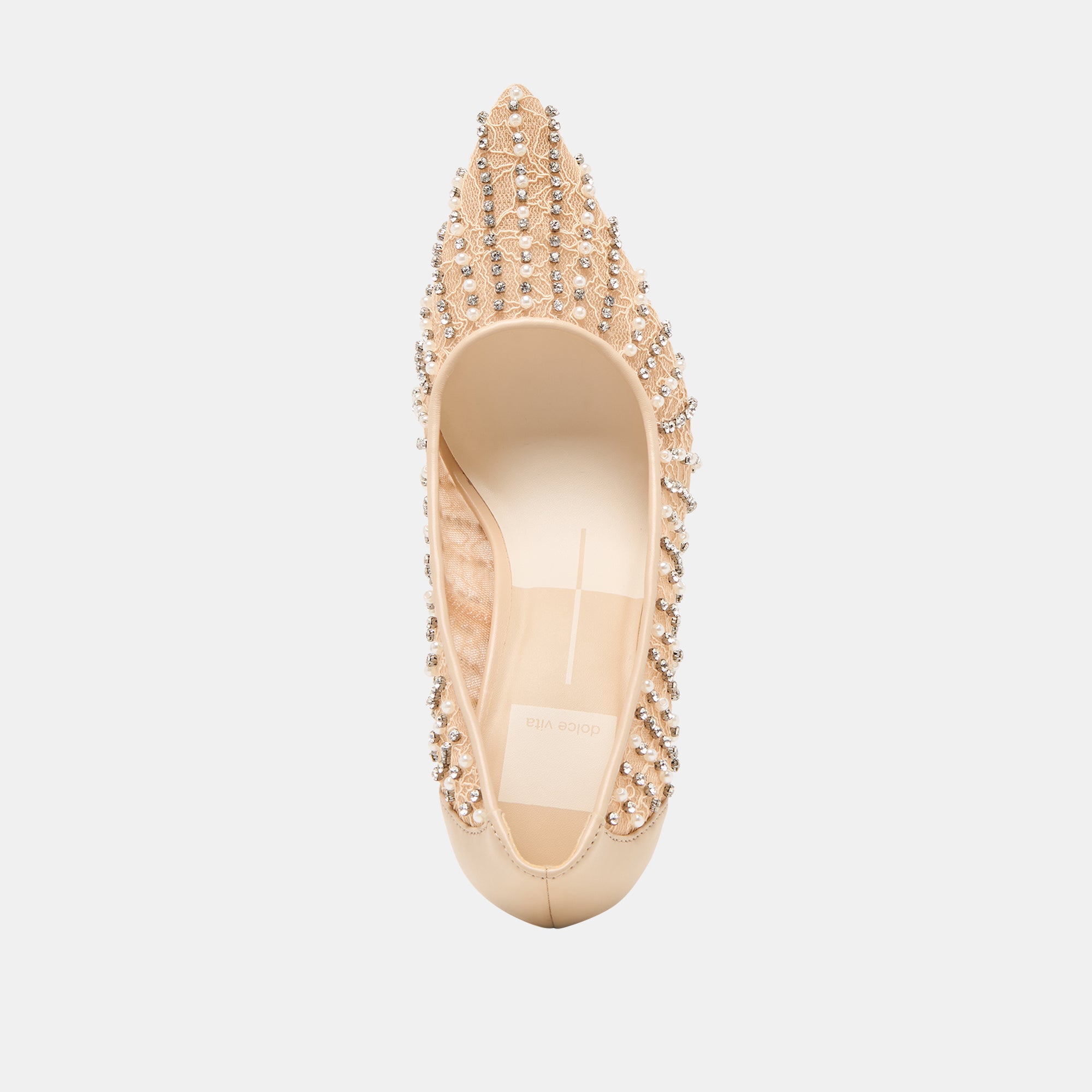 KASHE PEARL HEELS BLUSH LACE MESH - Image 8