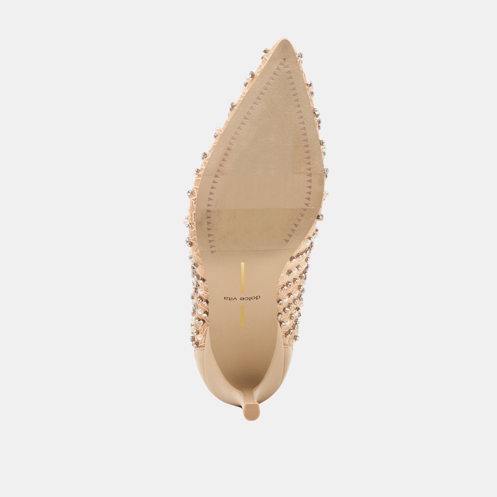 KASHE PEARL HEELS BLUSH LACE MESH - Image 9