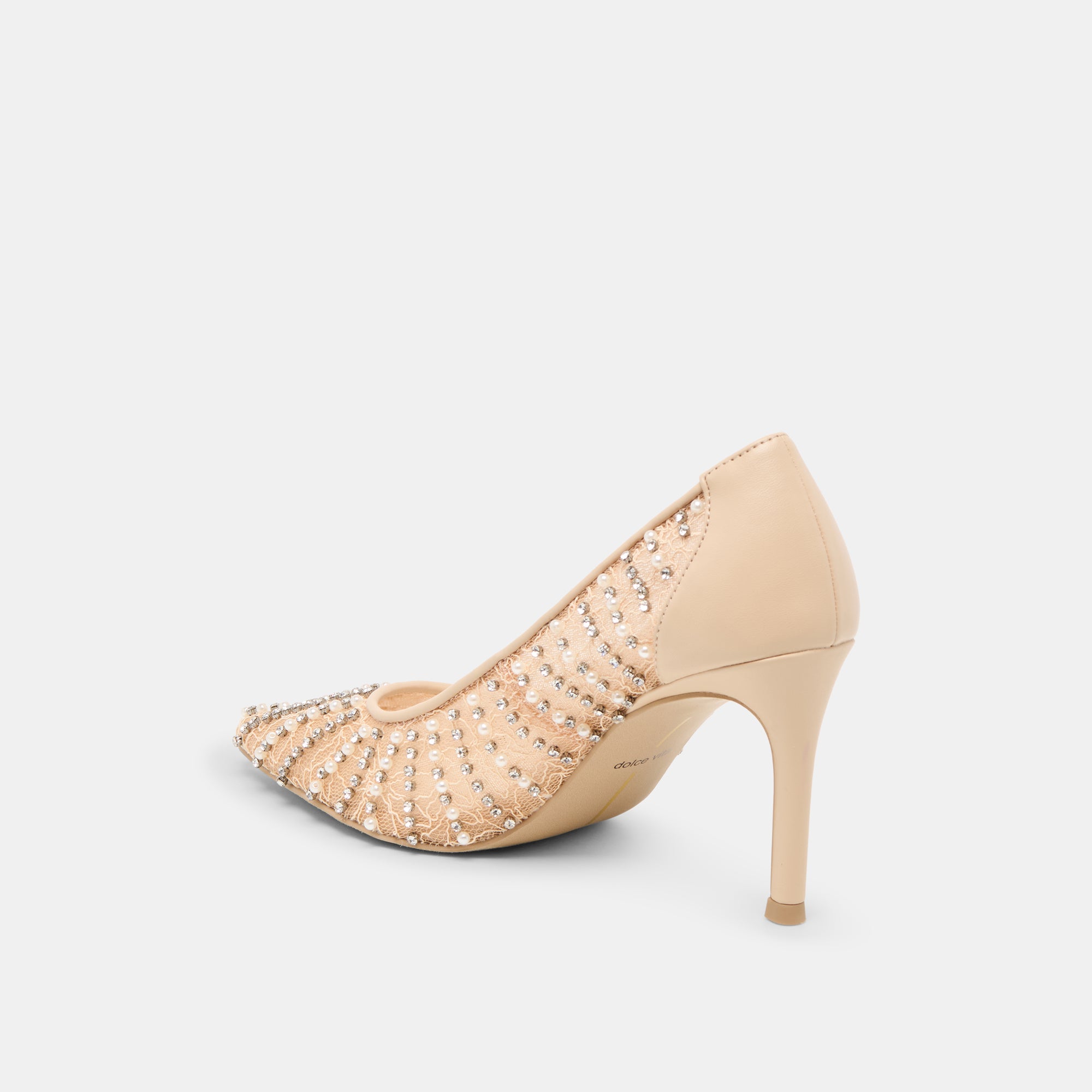 KASHE PEARL HEELS BLUSH LACE MESH - Image 5