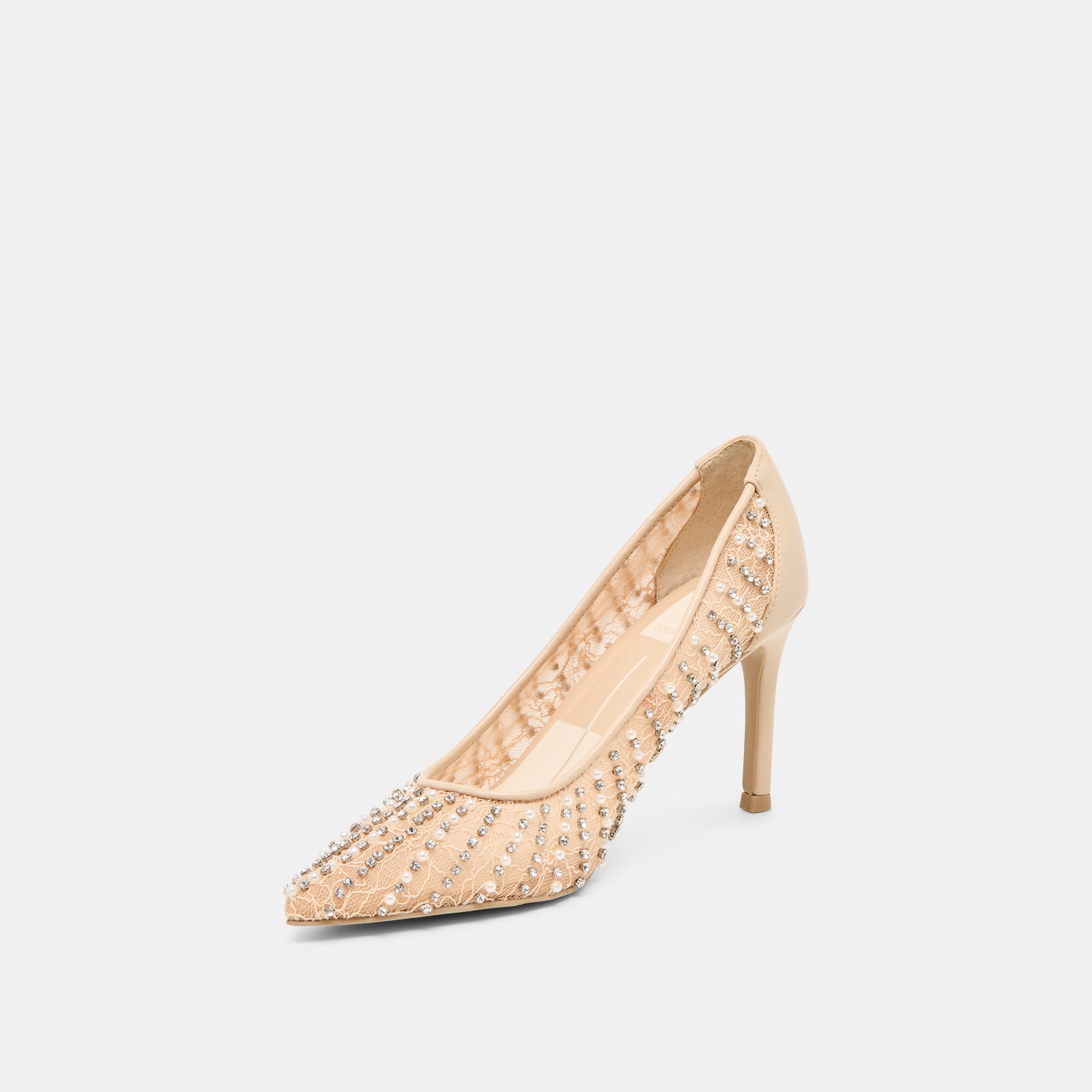 KASHE PEARL HEELS BLUSH LACE MESH - Image 4