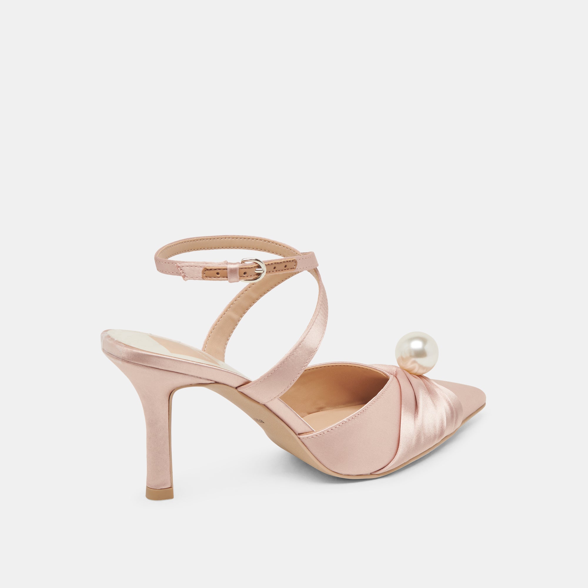 KAYSEY HEELS LT BLUSH SATIN - Image 3