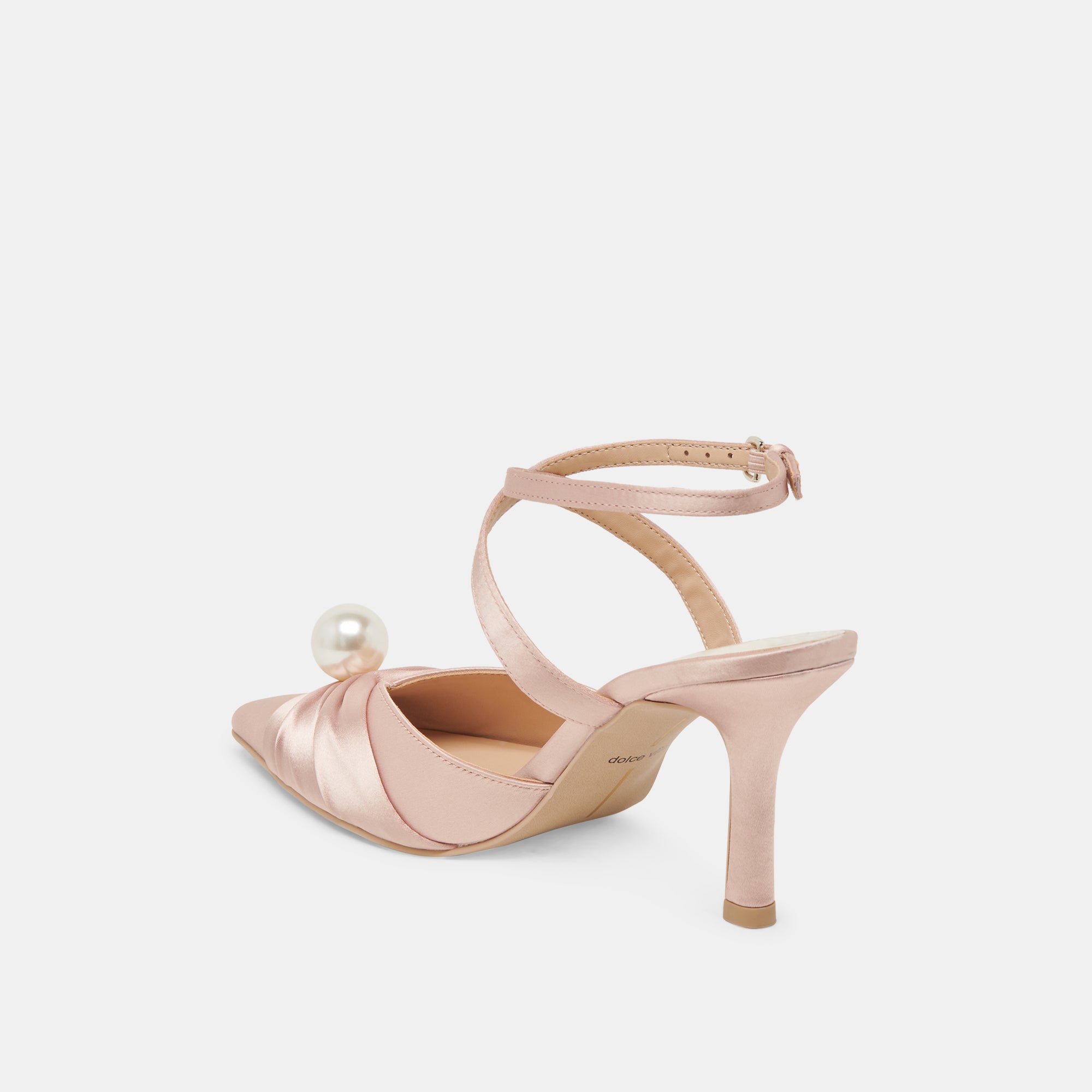 KAYSEY HEELS LT BLUSH SATIN - Image 5
