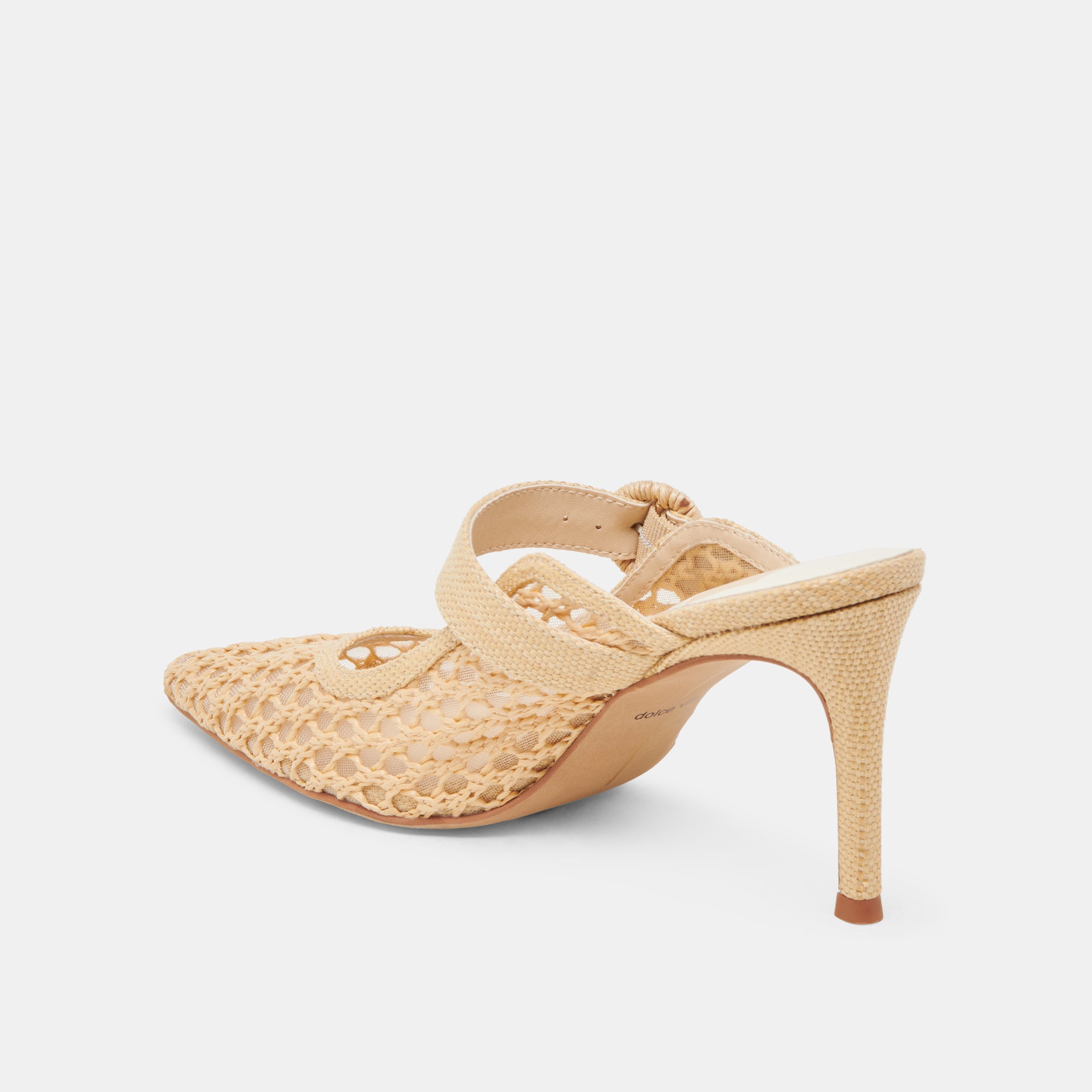KEEKEE HEELS LT NATURAL WOVEN RAFFIA - Image 5