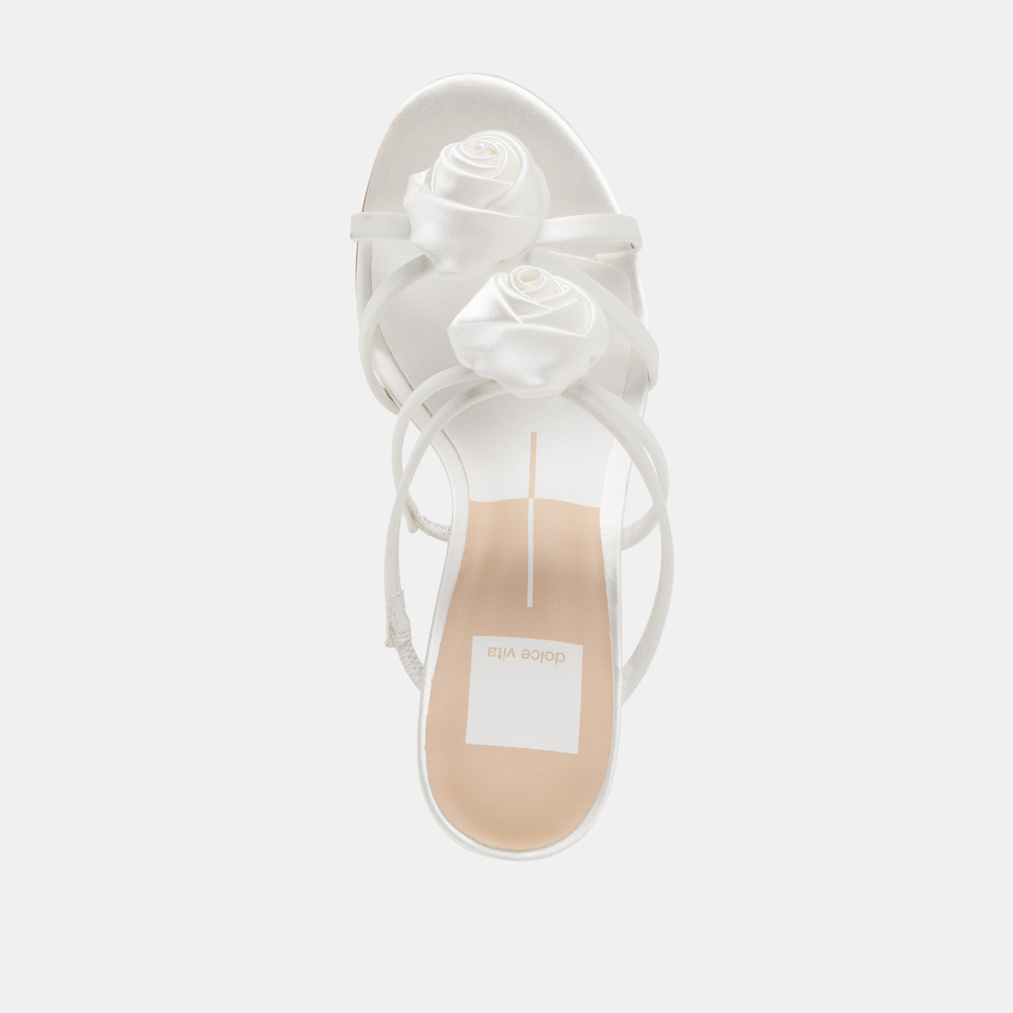 LINZY HEELS TRUE WHITE SATIN - Image 10