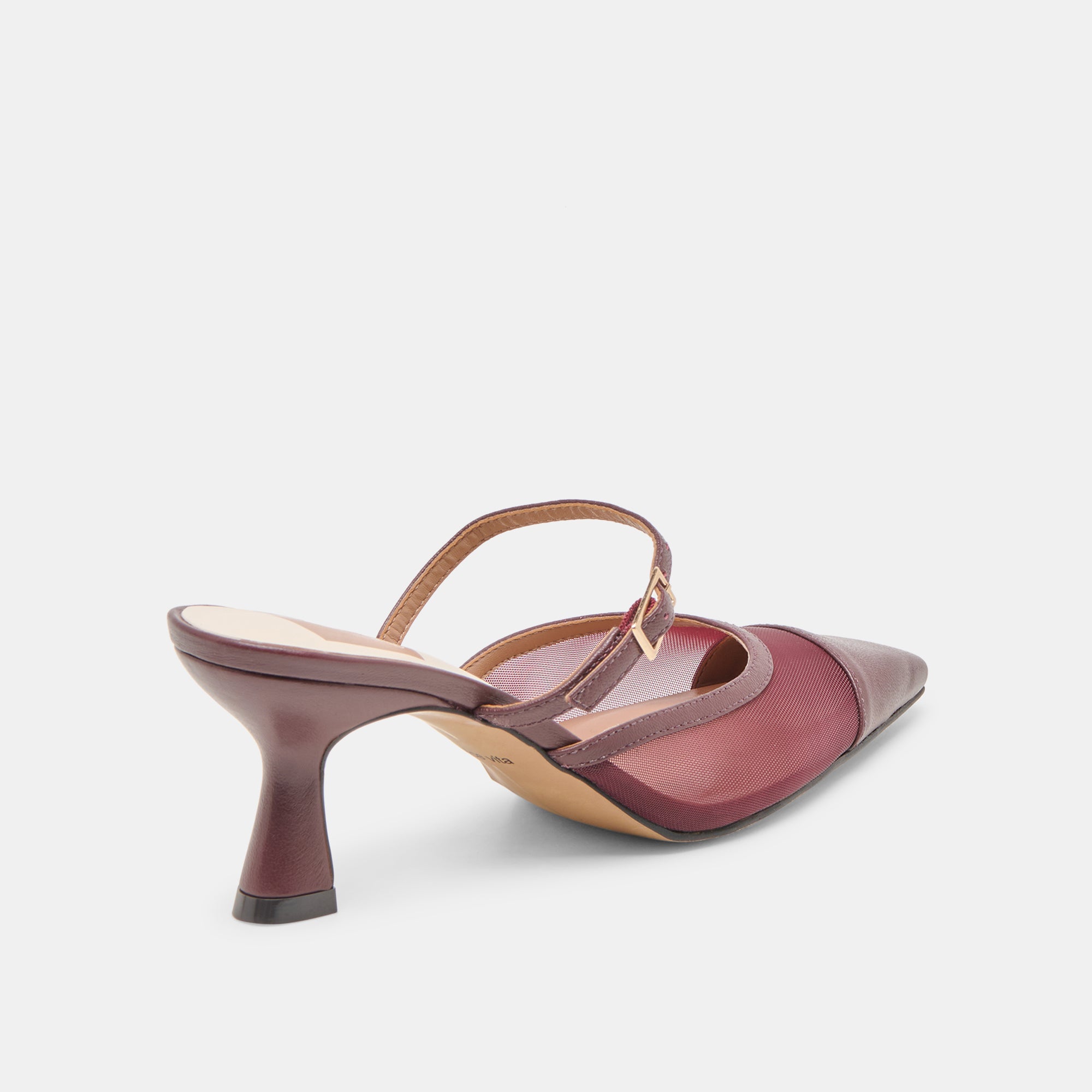 LOYD HEELS BURGUNDY MESH - Image 4