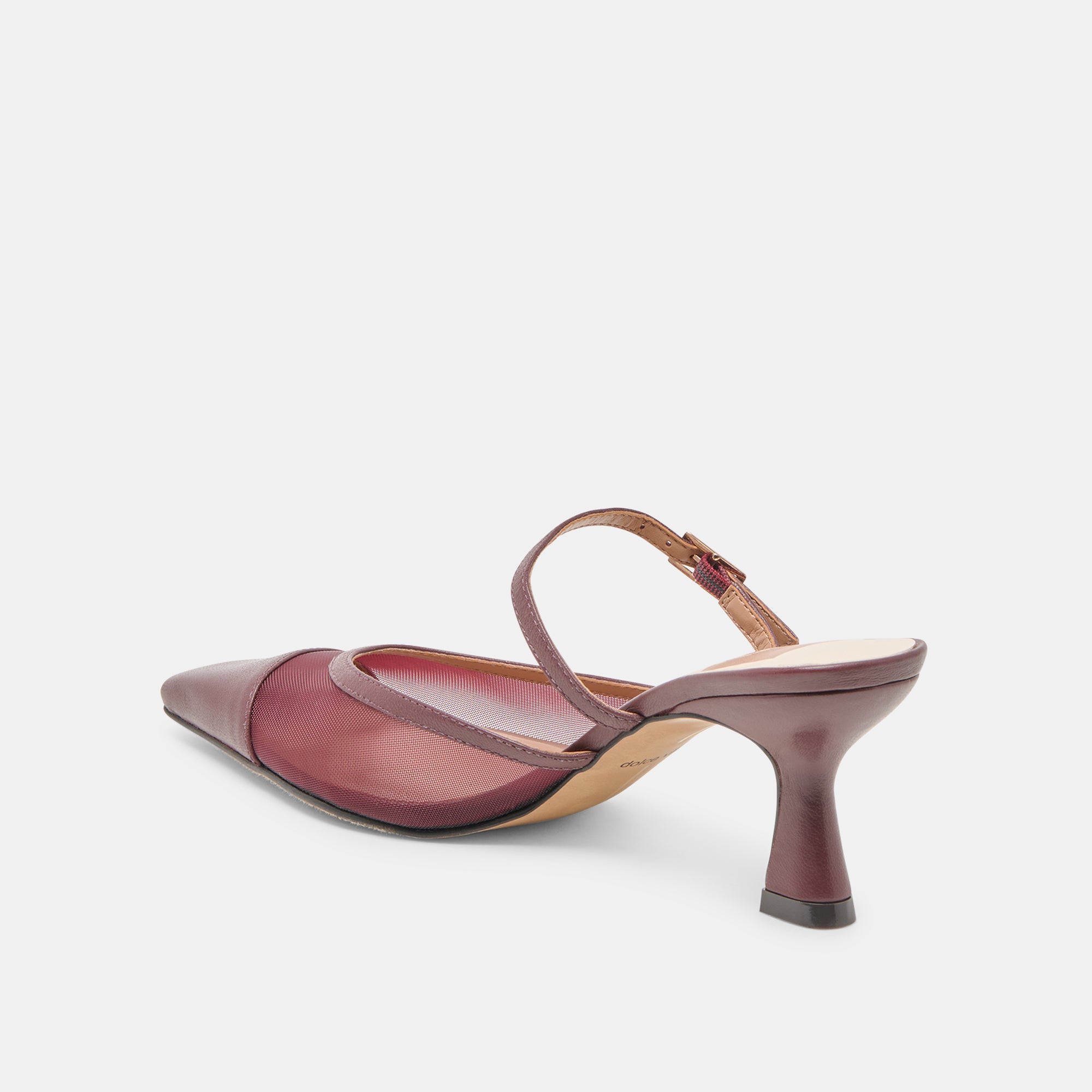 LOYD HEELS BURGUNDY MESH - Image 6