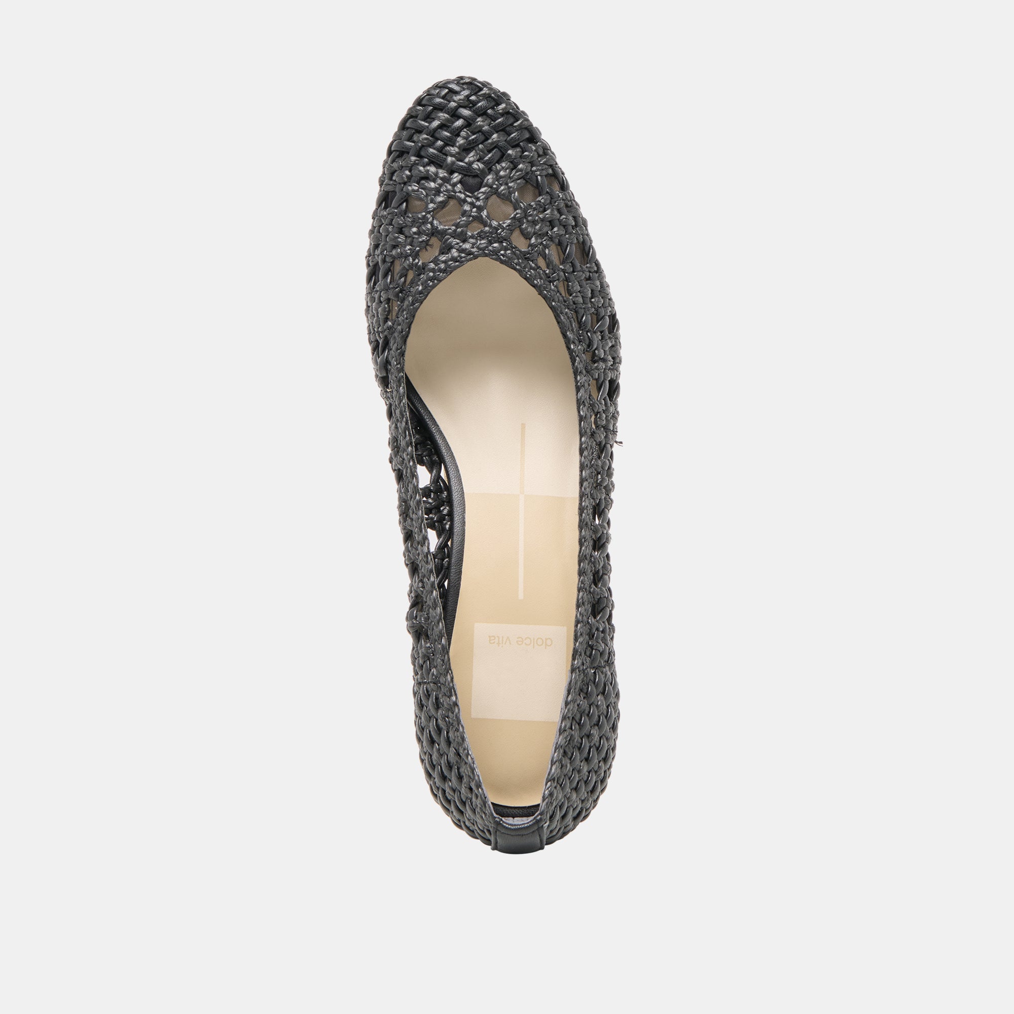 LULA HEELS BLACK WOVEN RAFFIA - Image 8