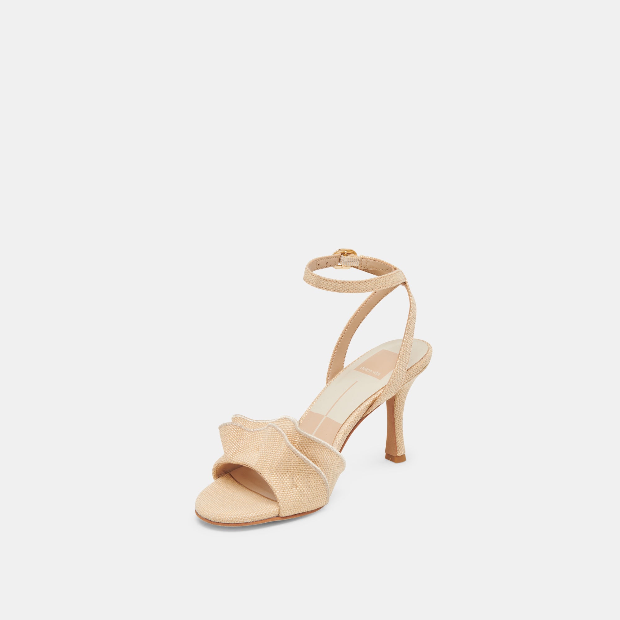 LUNETE HEELS LT NATURAL WOVEN RAFFIA - Image 4