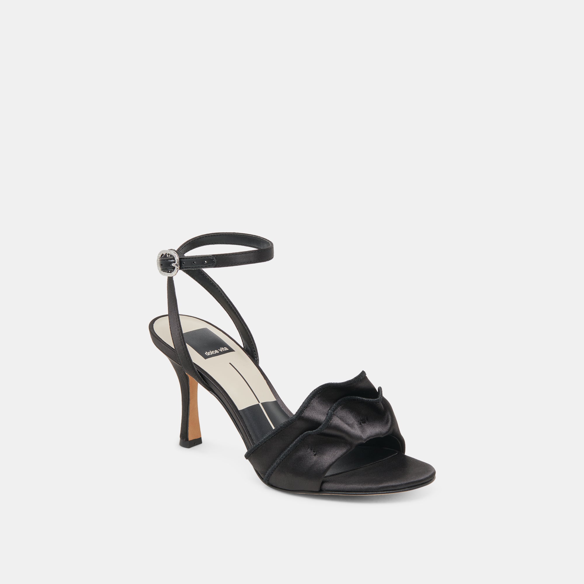 LUNETE HEELS ONYX SATIN - Image 3