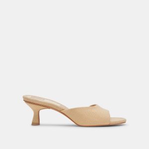 MACOY HEELS LT NATURAL RAFFIA - re:vita