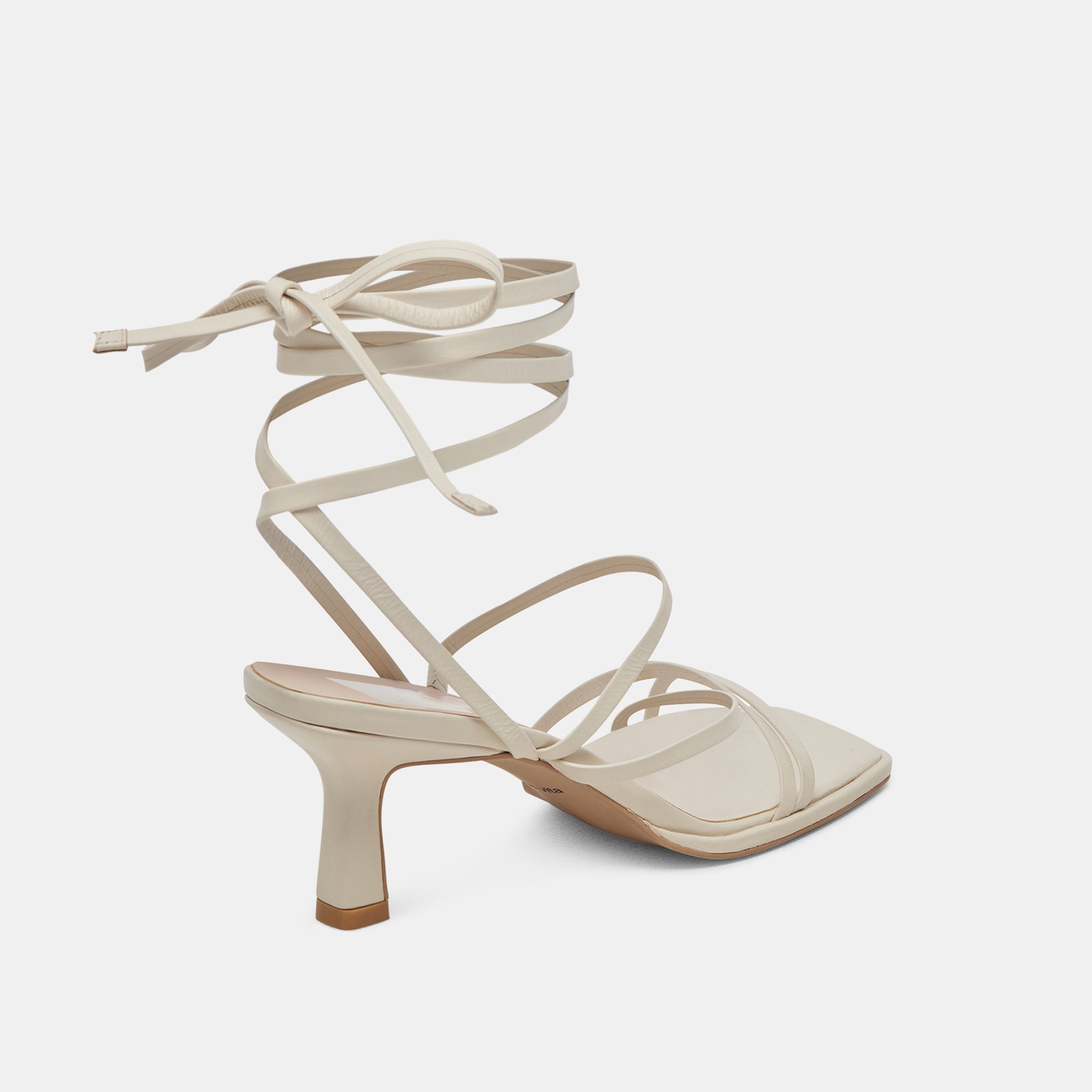 MALABO HEELS IVORY LEATHER - Image 3
