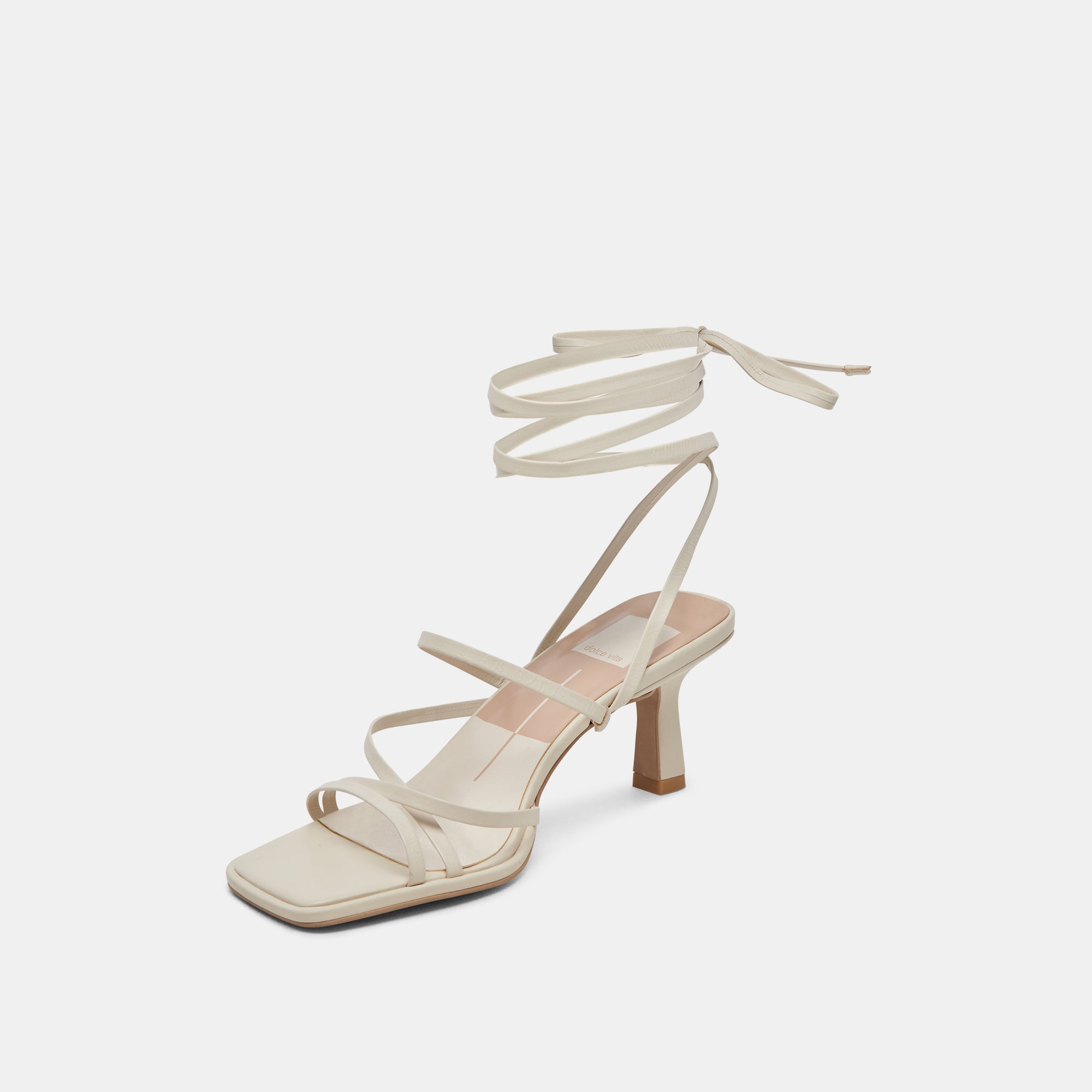 MALABO HEELS IVORY LEATHER - Image 4